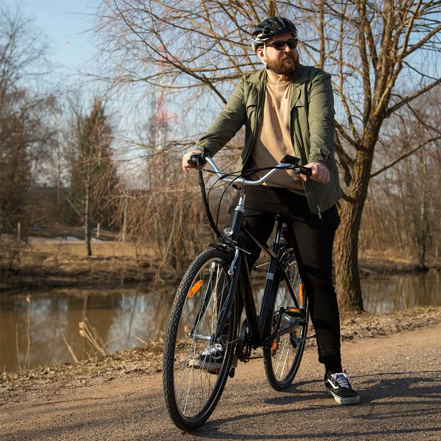 Swoop sähköpyörä Classic 28" 7-vaihdetta 36V/250W musta - 9