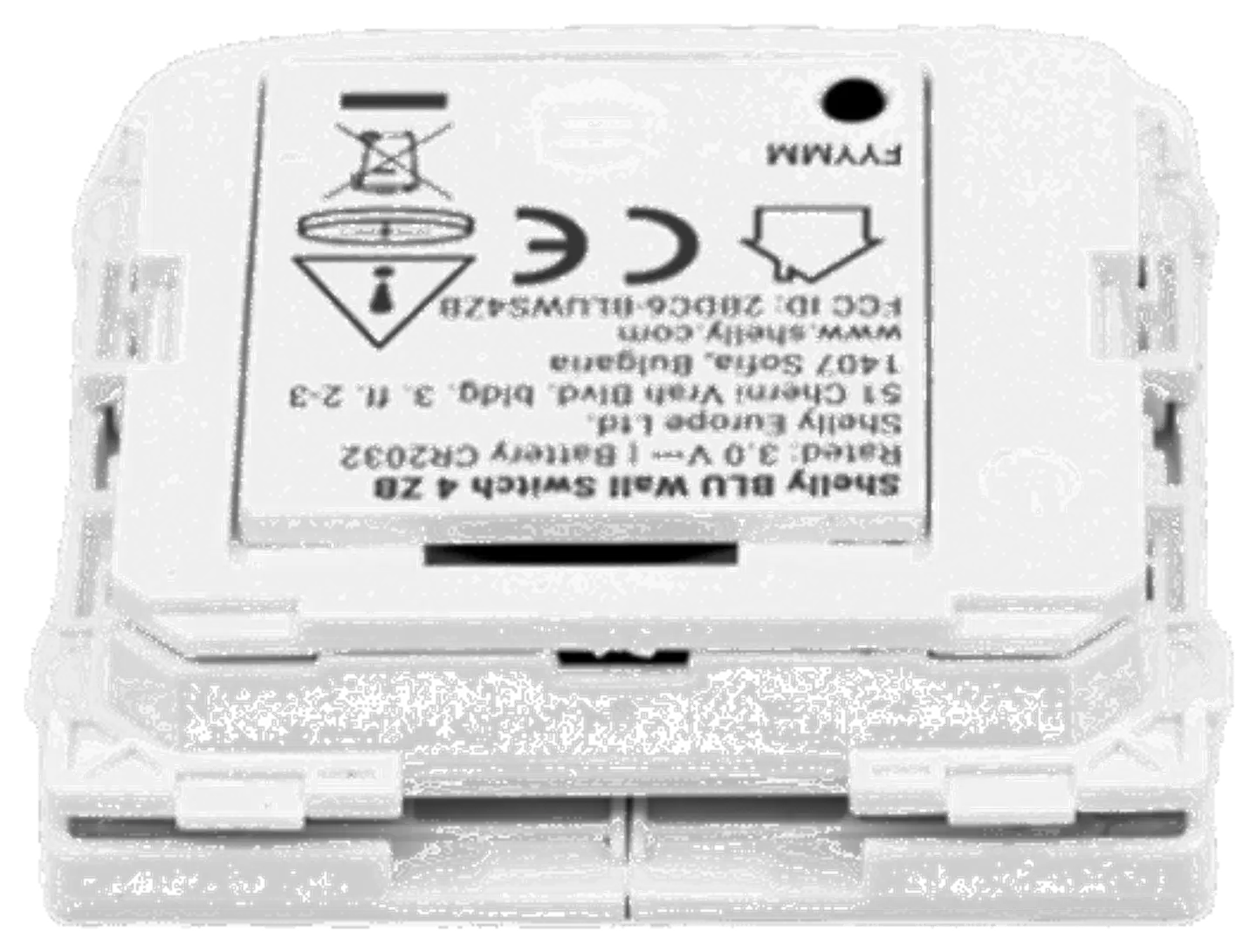 Shelly BLU Seinäkytkin 4 ZB valkoinen - 2