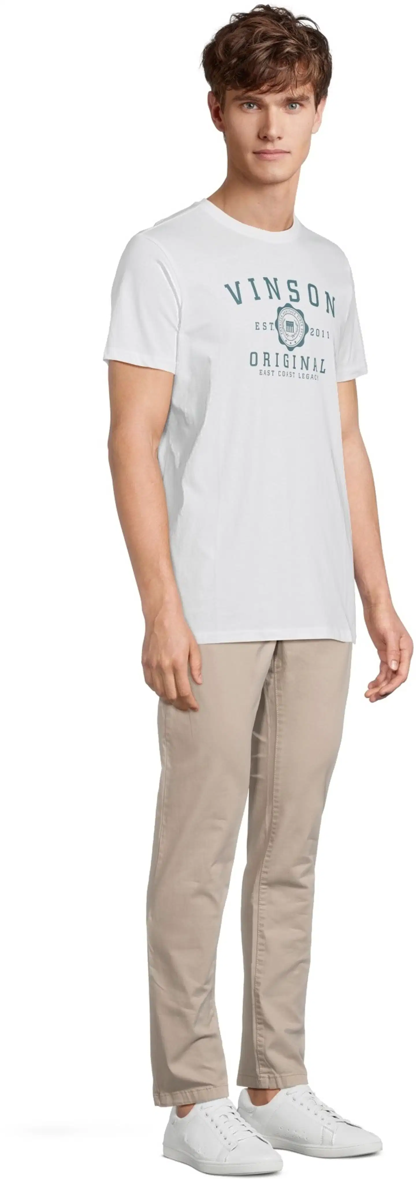 Vinson miesten t-paita Simon 105693 - Bright white - 4