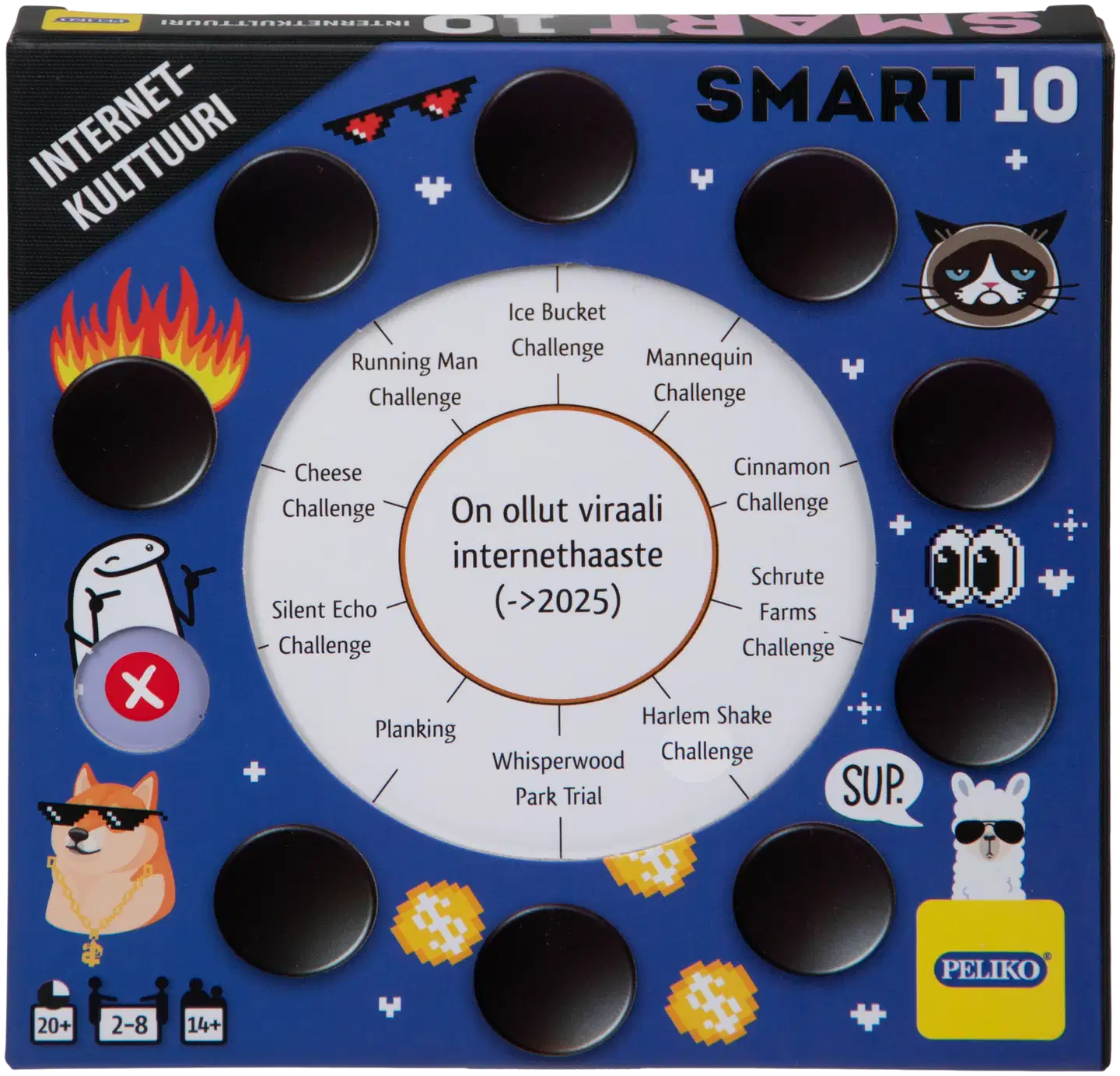 Peliko tietopeli Smart10 lisäkysymykset internetkulttuuri - 2