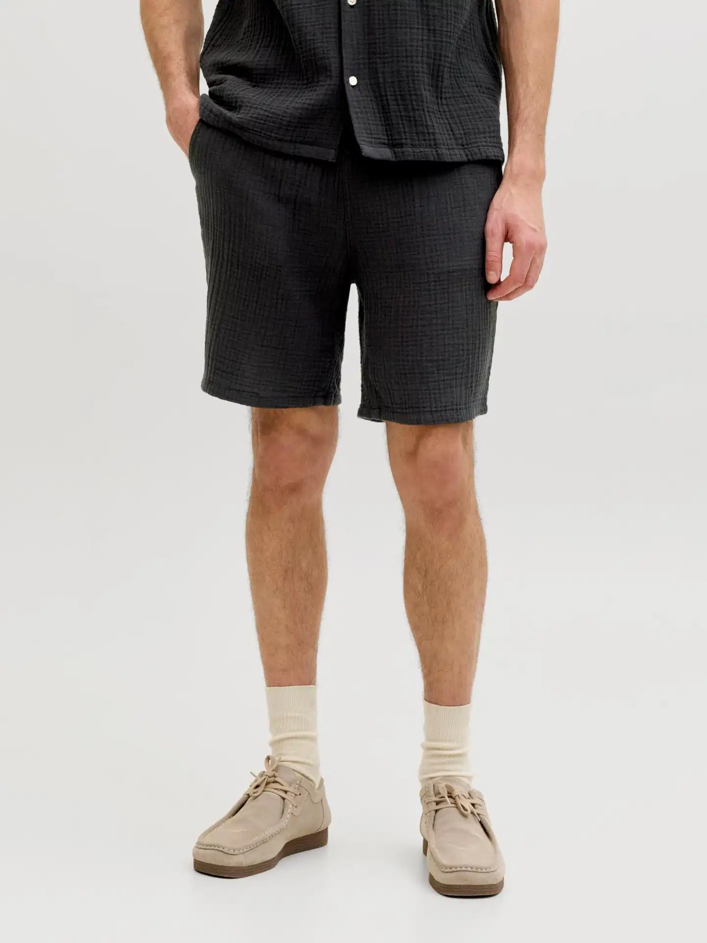 JJ REBEL miesten shortsit Jrebjason - BLACK - 6