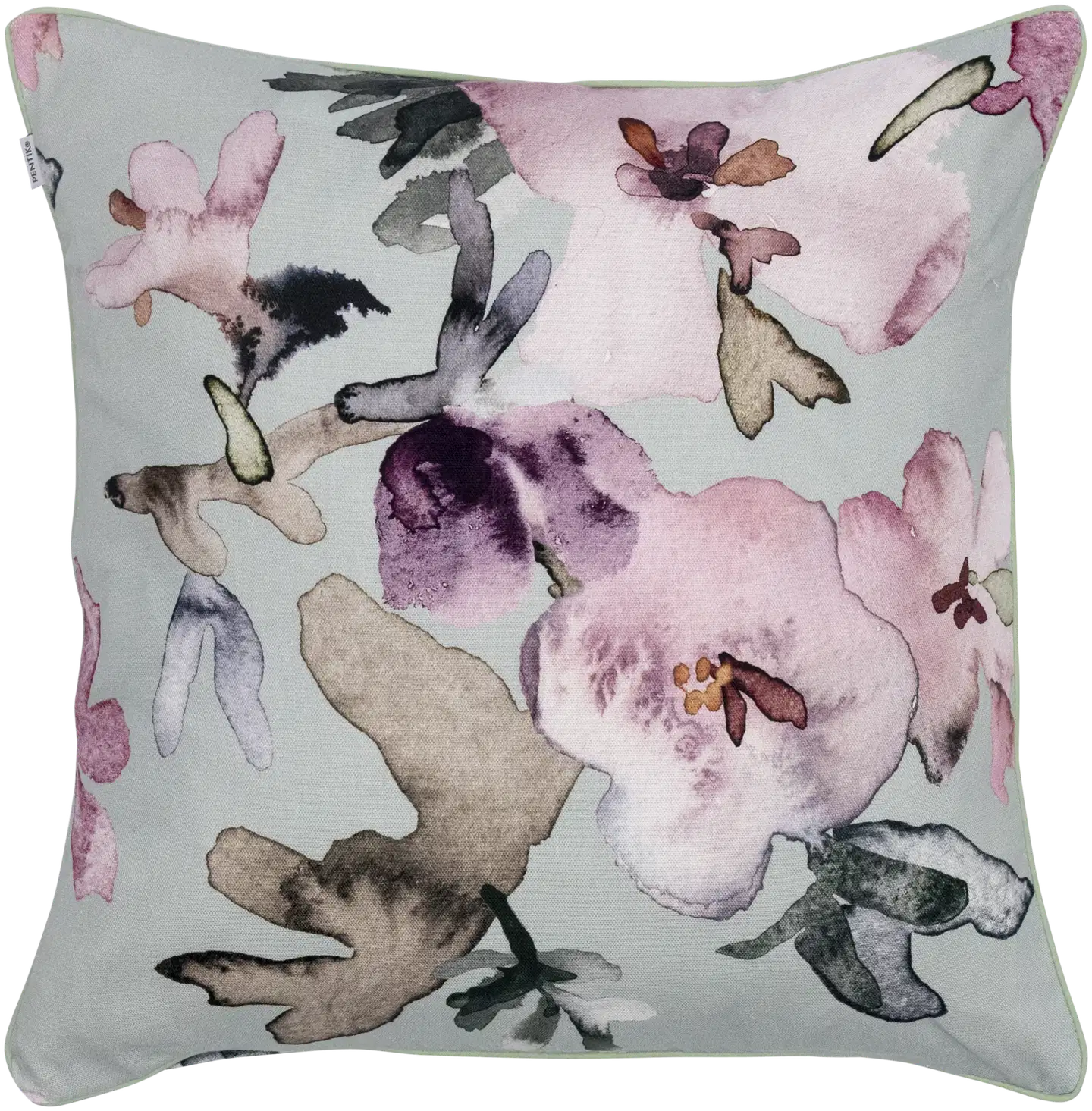 Pentik Hetki tyynynpäällinen 45x45 cm kukka vihreä - 1