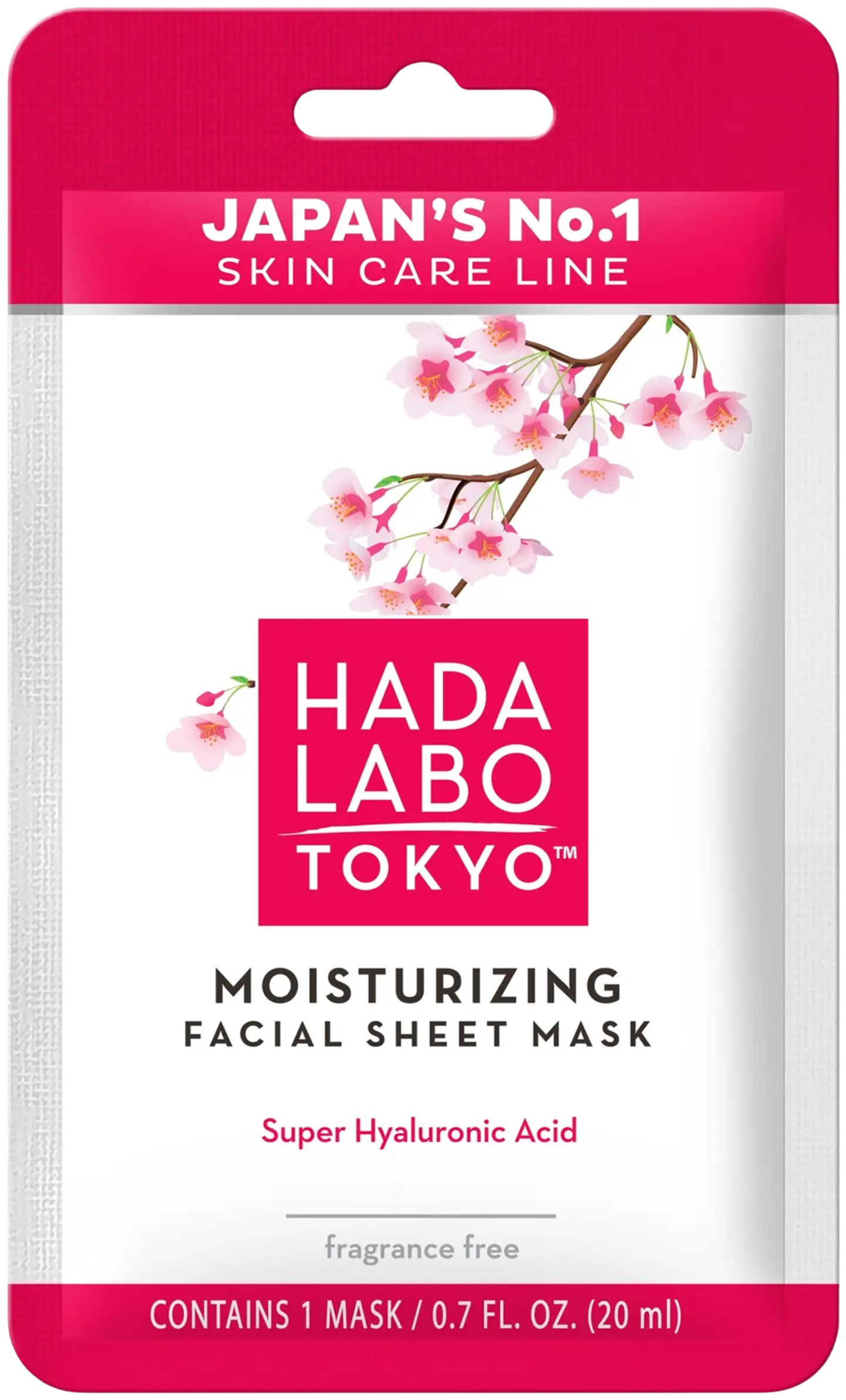HADA LABO Moisturizing Facial Sheet Mask kasvonaamio 20ml
