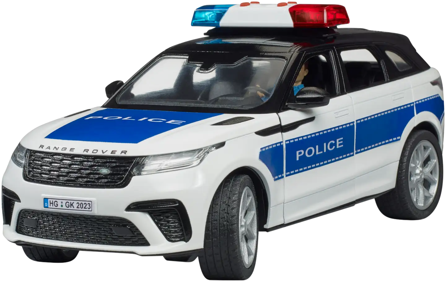 Bruder Range Rover Velar poliisimaasturi ja poliisi - 6