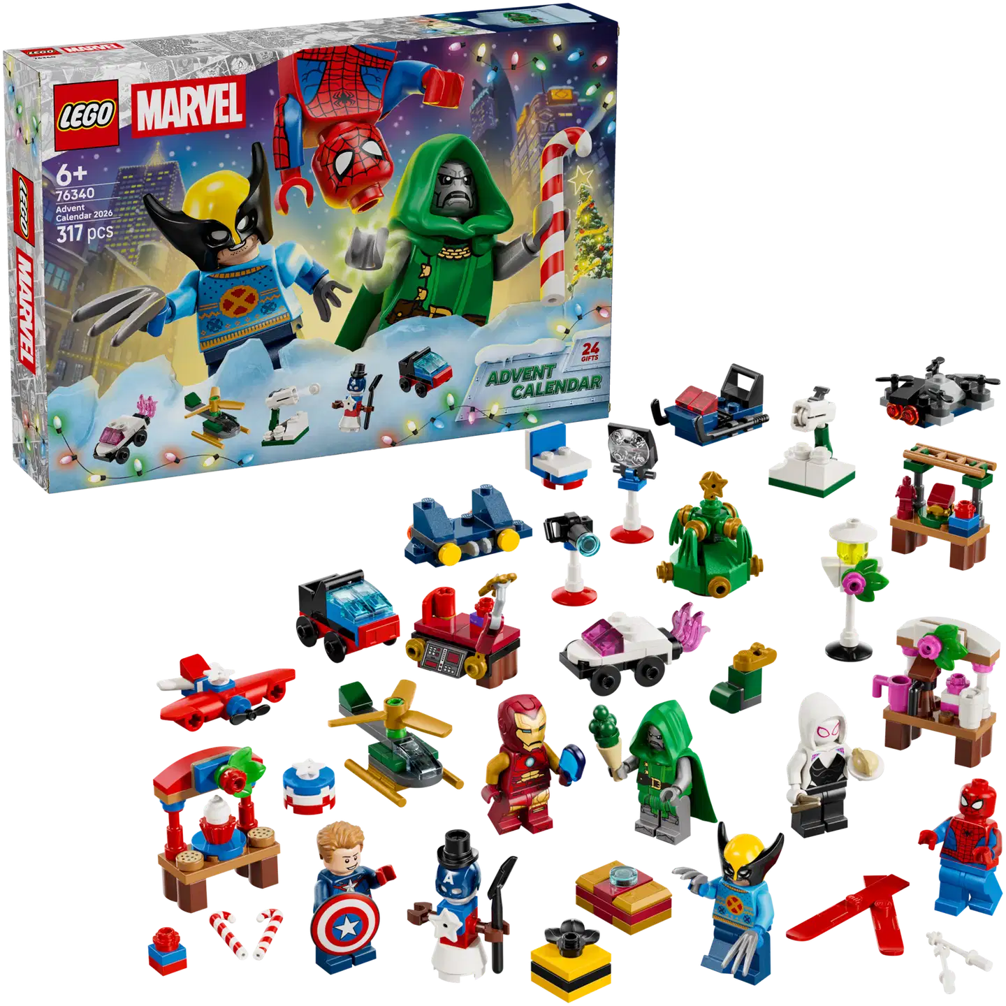 LEGO® Super Heroes Marvel 76340 Super Heroes Marvel Joulukal.2026 - 1
