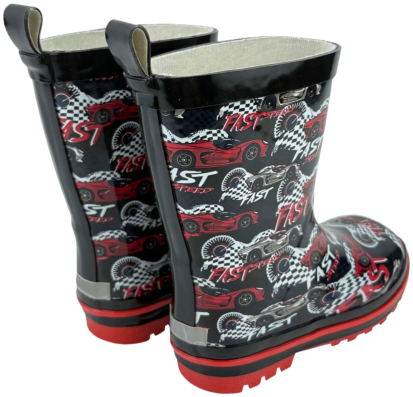 Ciraf lasten kumisaappaat Fast Speed Red RB - BLACK/RED - 2