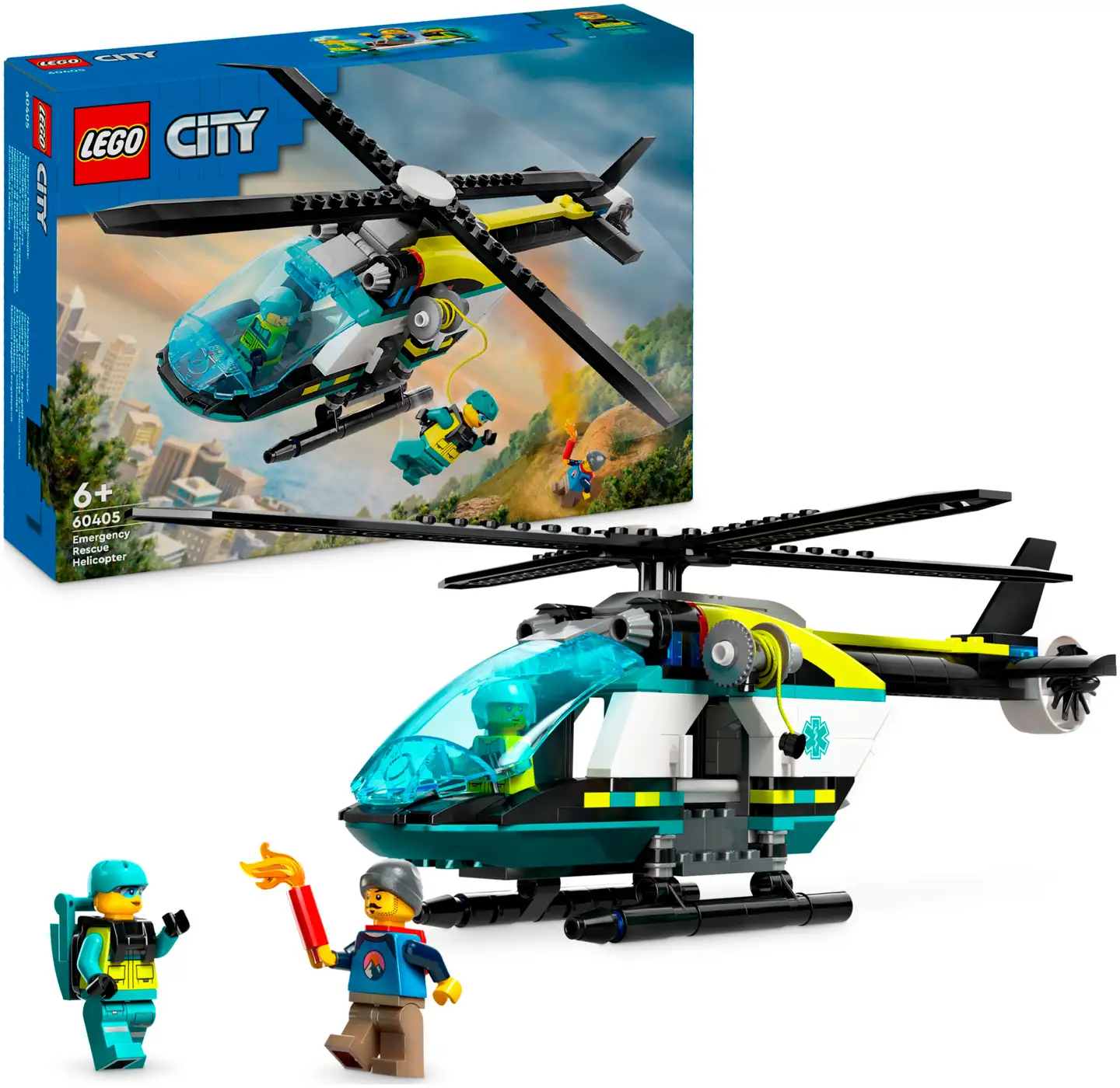 LEGO City Great Vehicles 60405 Pelastushelikopteri - 2