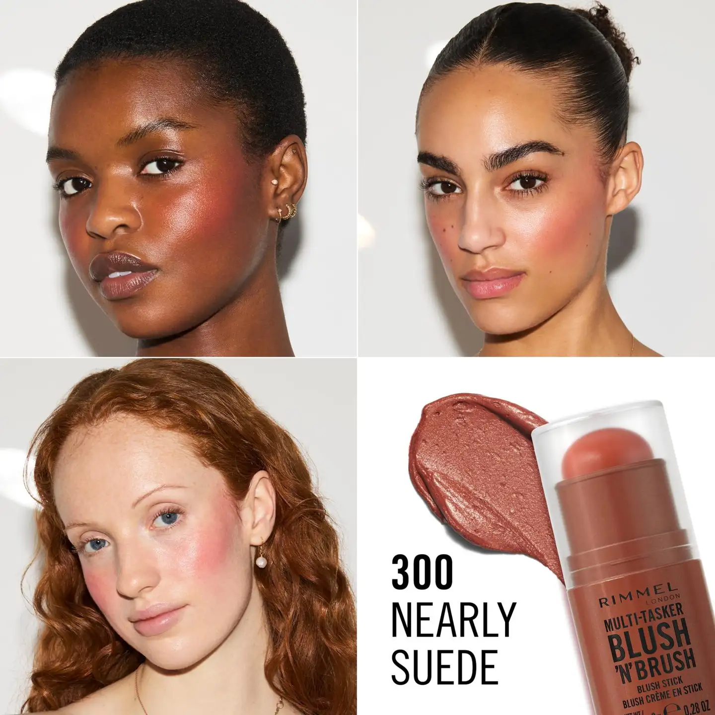 Rimmel Multitasker Blush 'n' Brush 8 g 250 Coral Dust, poskipuna - 300 Nearly Suede - 3