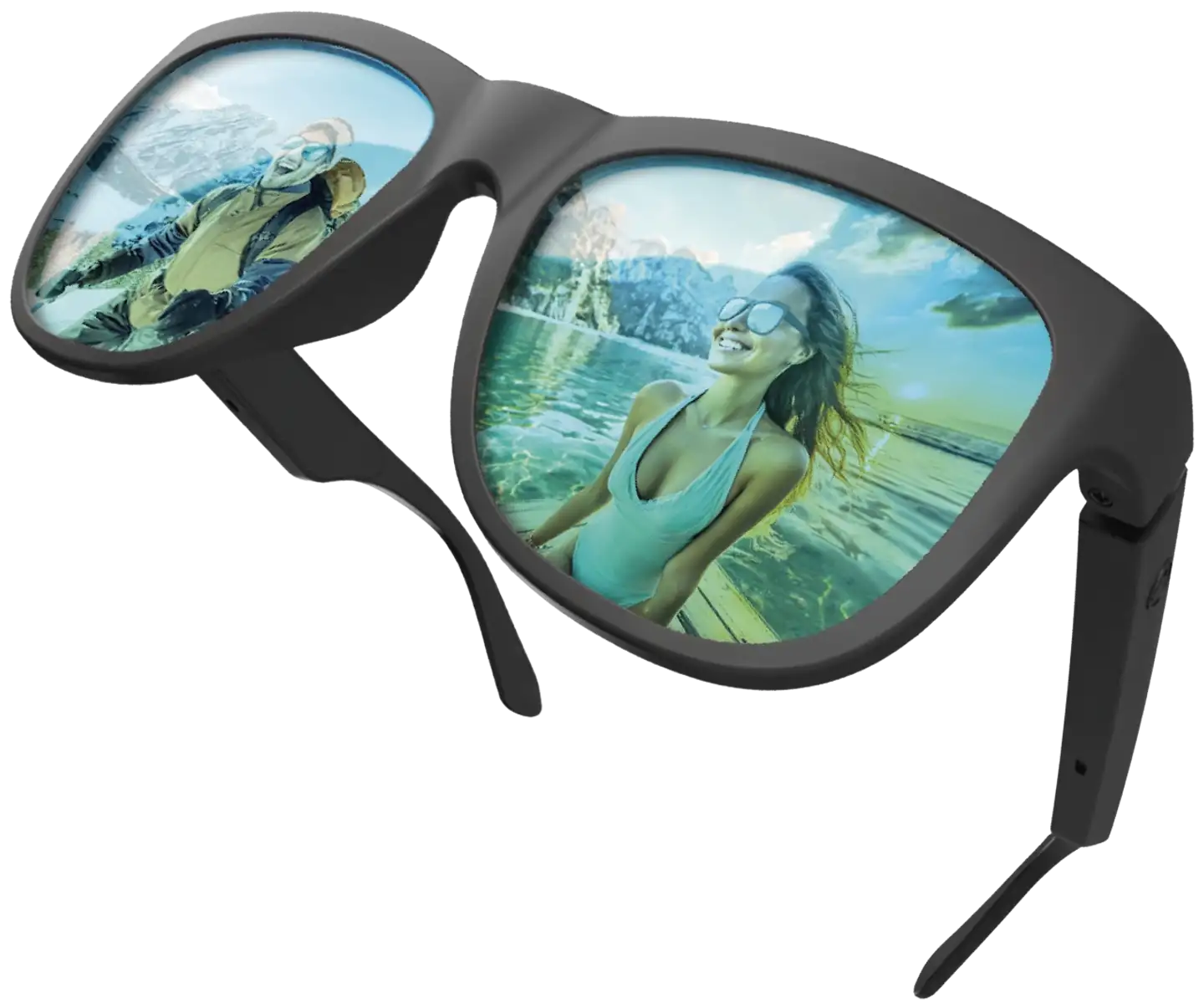 SBS aurinkolasit sisäänrakennetuilla kuulokkeilla NUvision Smart Polarised - 1