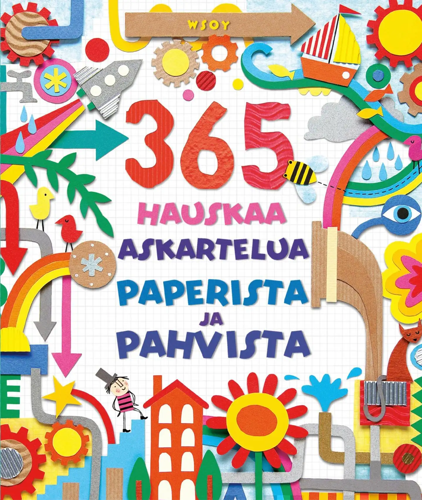 365 hauskaa askartelua paperista ja pahvista