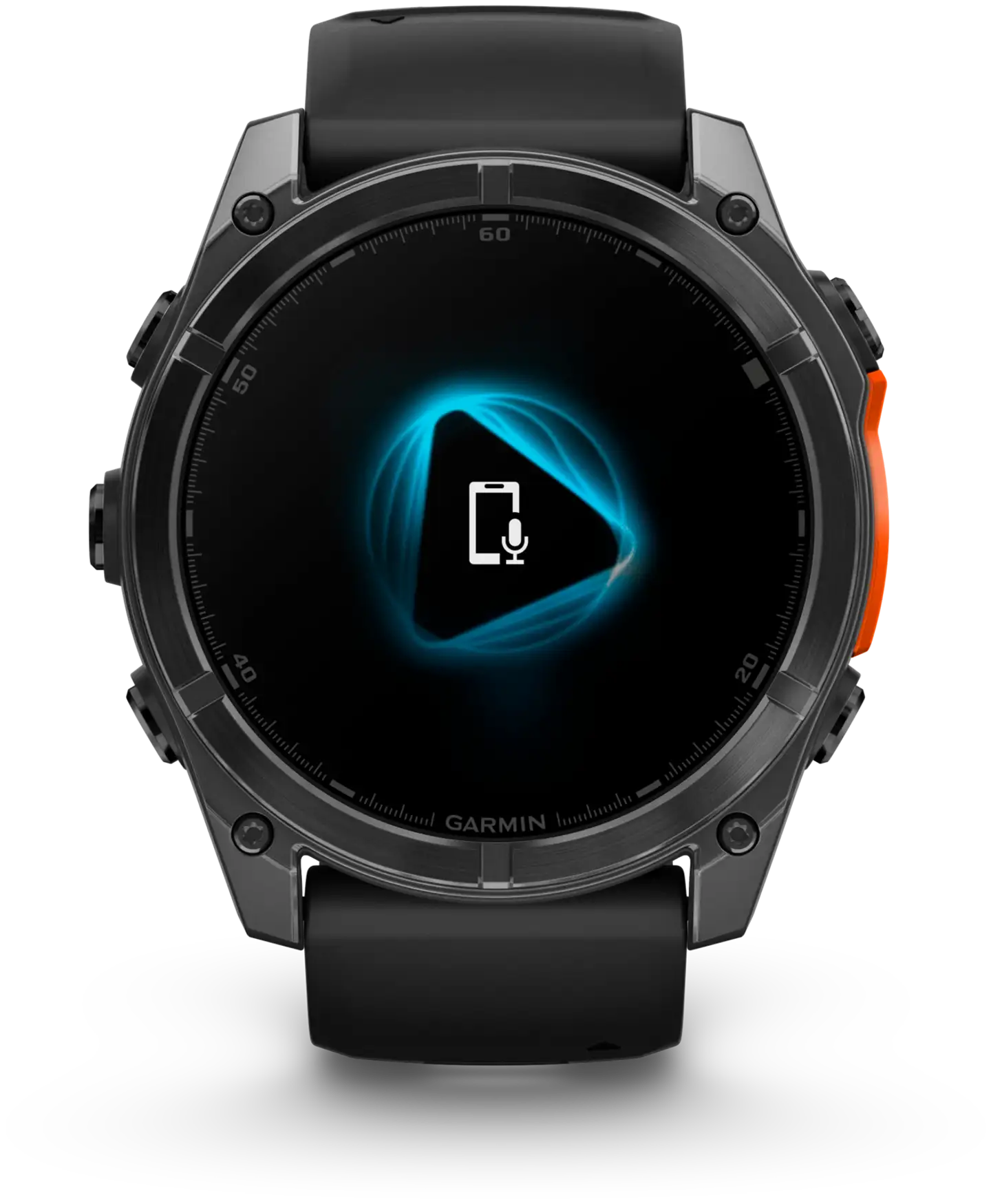 Garmin urheilukello Fenix 8 AMOLED 51 mm tummanharmaa/musta - 3