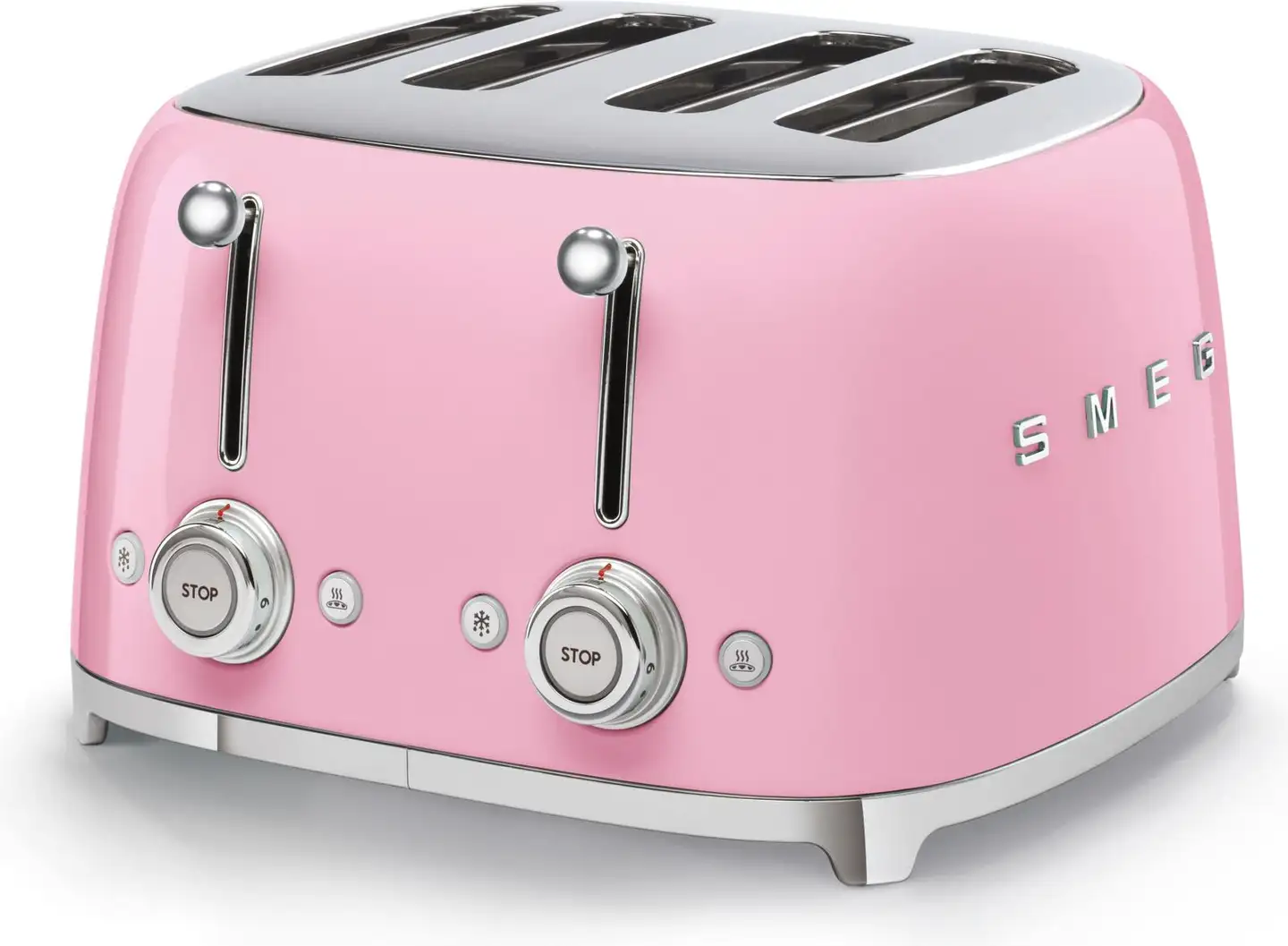 Smeg Leivänpaahdin TSF03PKEU 4-viipaleen pinkki