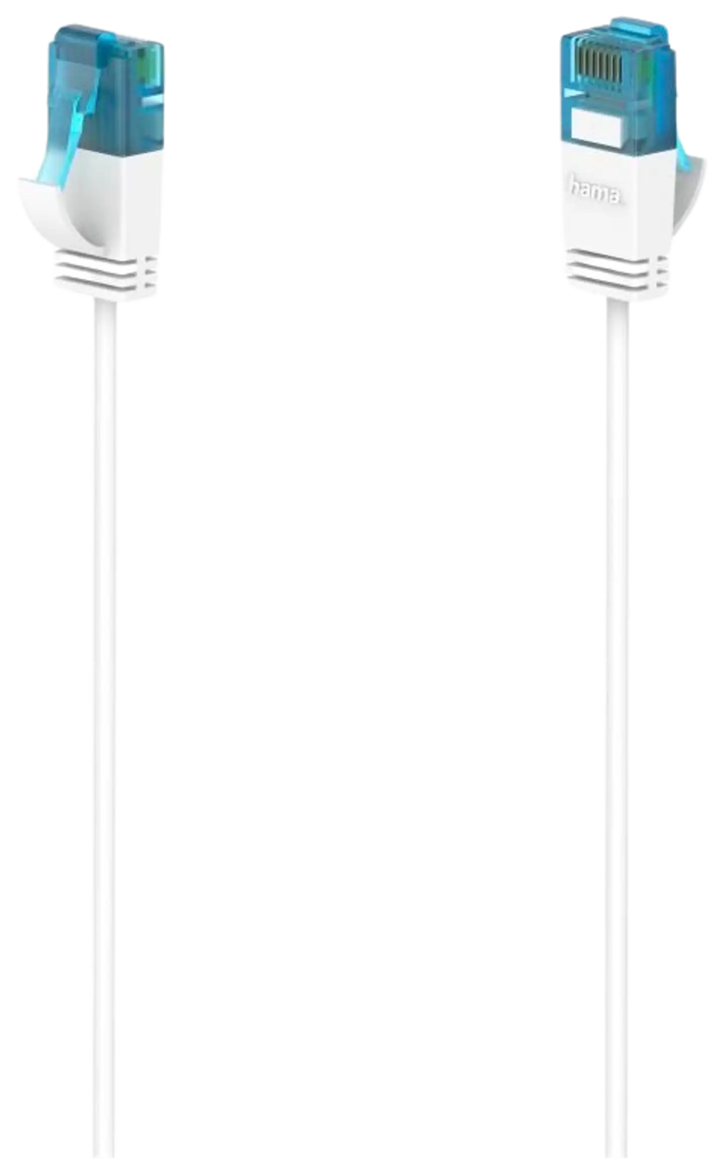 Hama Verkkokaapeli, CAT6a, U/UTP, 10 Gbit/s, Flexi-slim, 1,5 m - 1