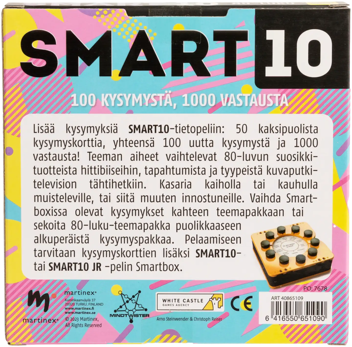 Peliko Smart10 tietopeli kysymykset 80-luku - 3