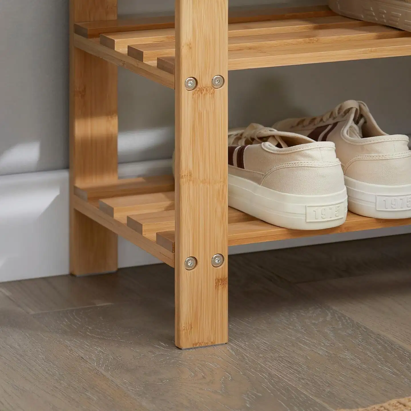 SoBuy kenkäkaappi bambu FSR02-K-N - 5