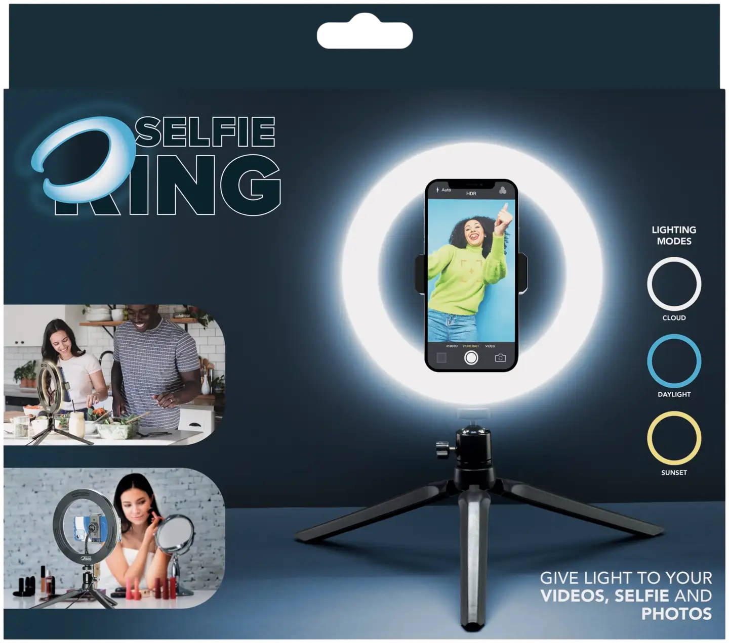 Cellularline selfie rengavalo Ring Tripod - 5