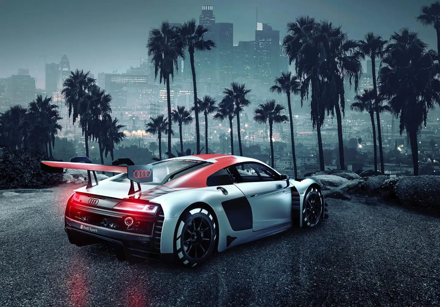 Komar Audi R8 LA fototapetti 8-742 3,68*2,54m - 1