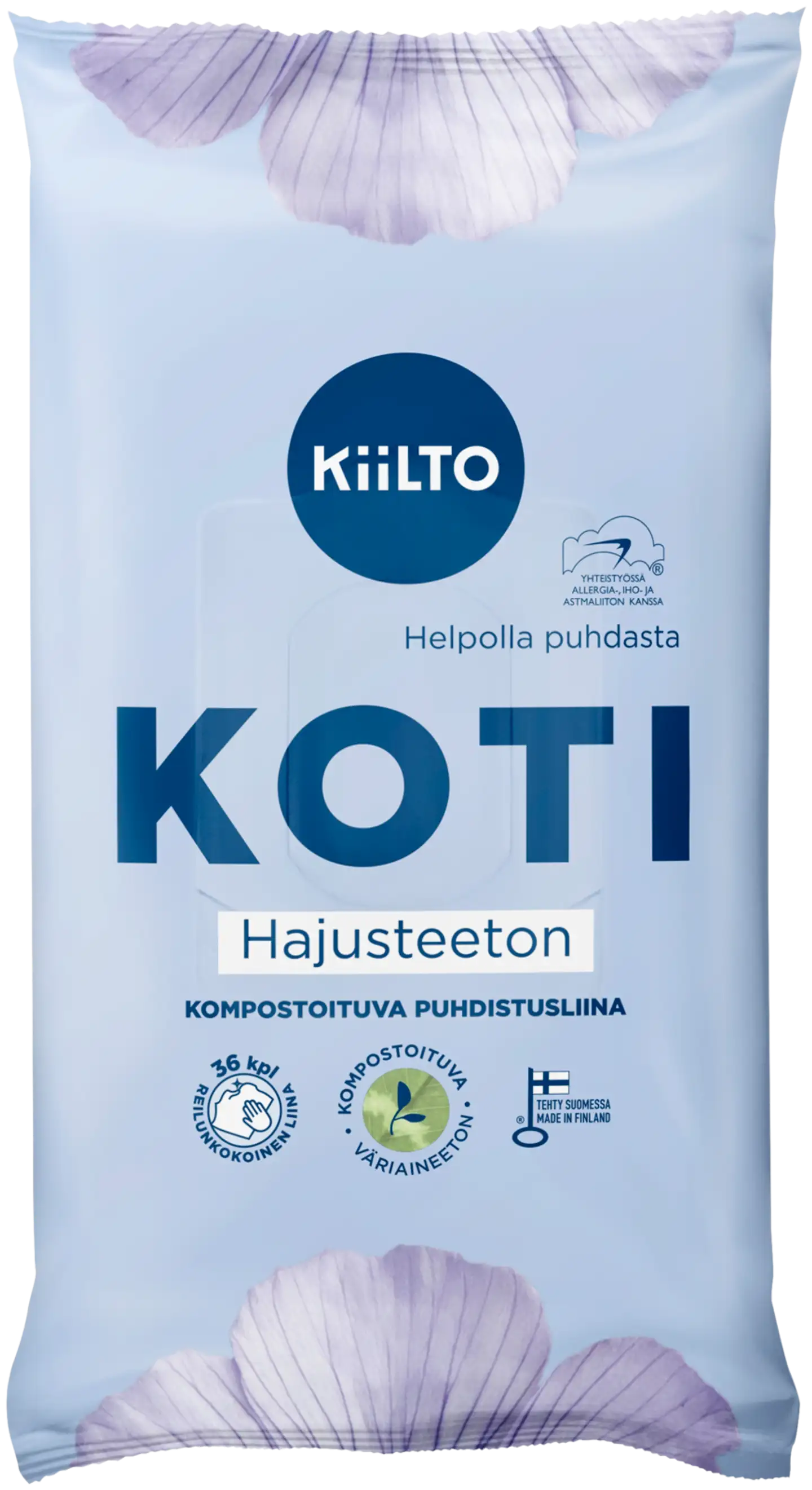 Kiilto Koti yleispuhdistusliina Hajusteeton 36 kpl