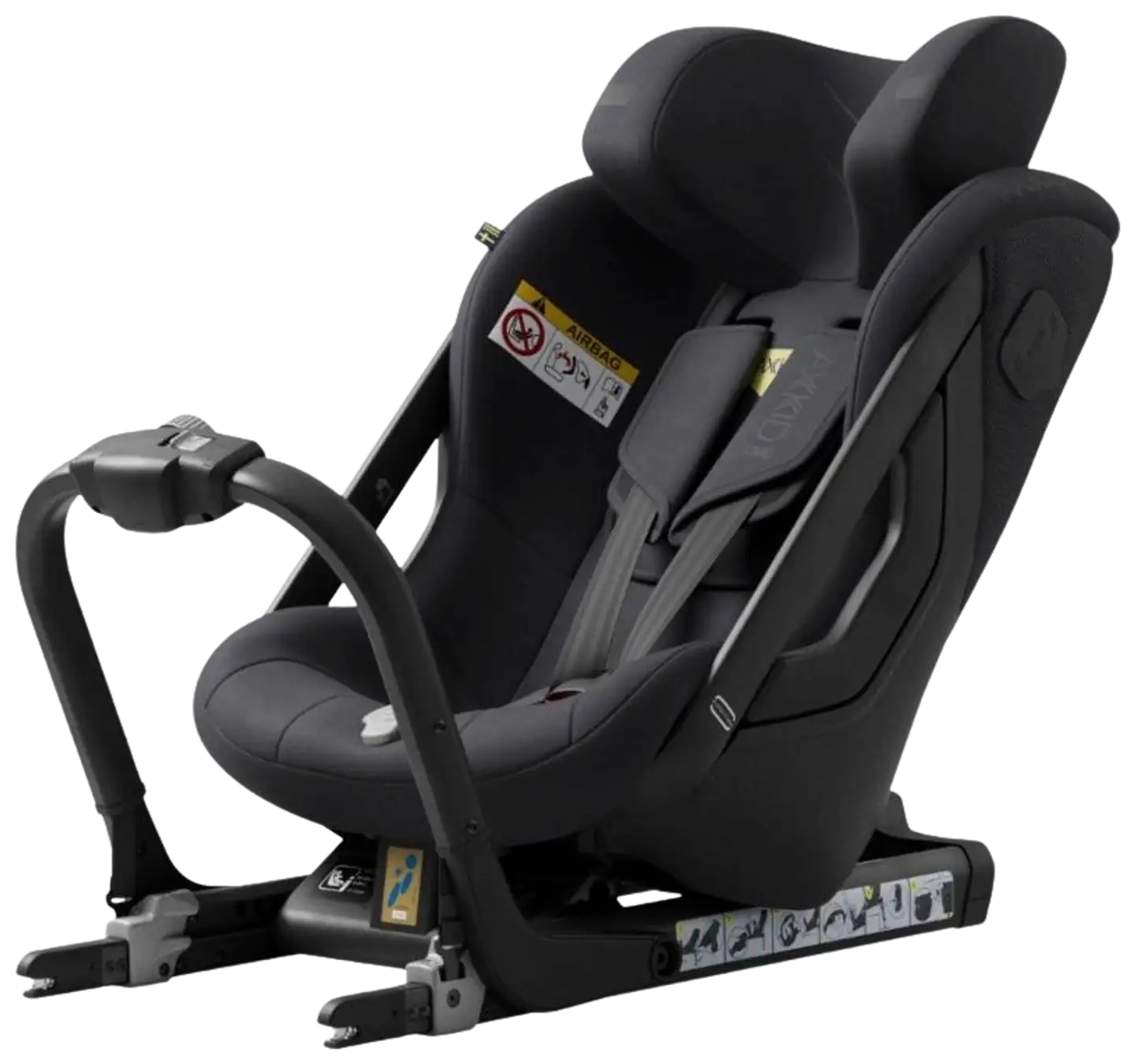 Axkid One 3 turvaistuin 61-125cm Coastal Strom Black - 1