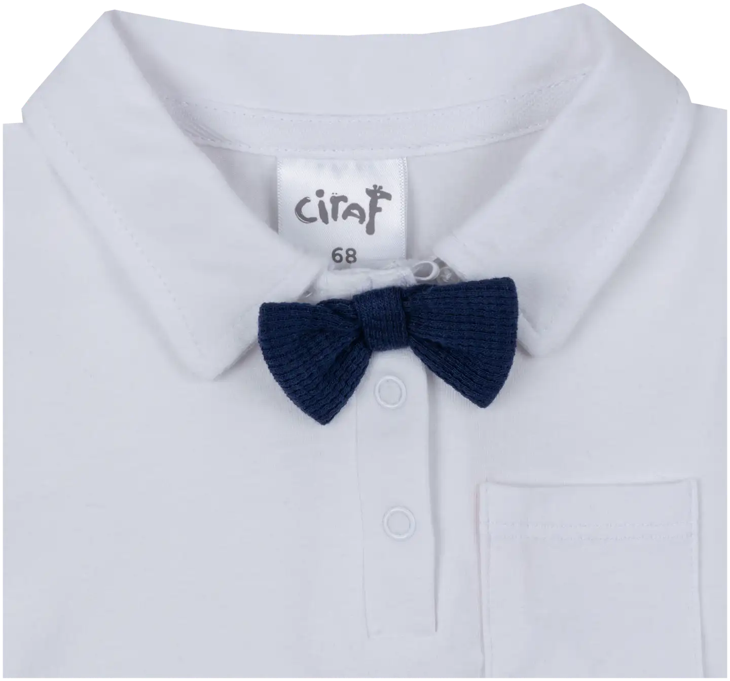 Ciraf vauvojen juhlabody ja -housut 250B260183 - WHITE - 3