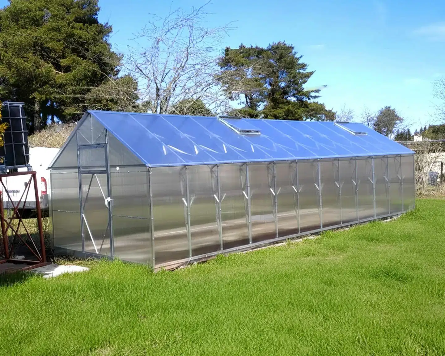 Ecoslider kasvihuone 2.5 X 8.35 - 1