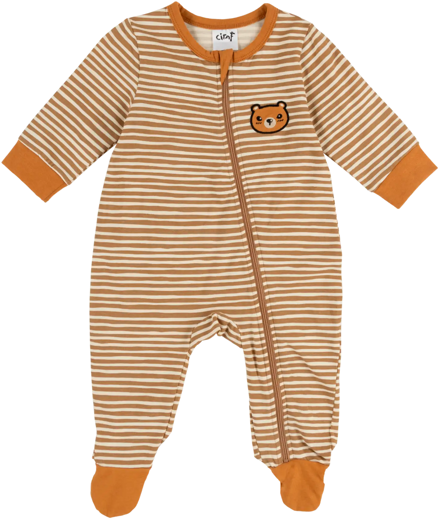 Ciraf vauvojen pyjama nalle 250B244108 2-pack - TANNIN - 2