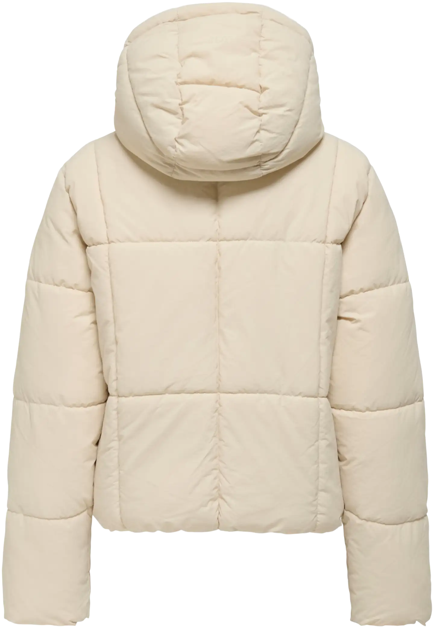 JDY naisten hupullinen puffer toppatakki Jdywonder - Moonbeam - 2