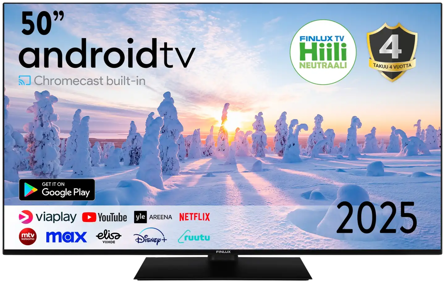 Finlux 50" 4K UHD Android Smart LED TV 50G9.2ACMI - 1