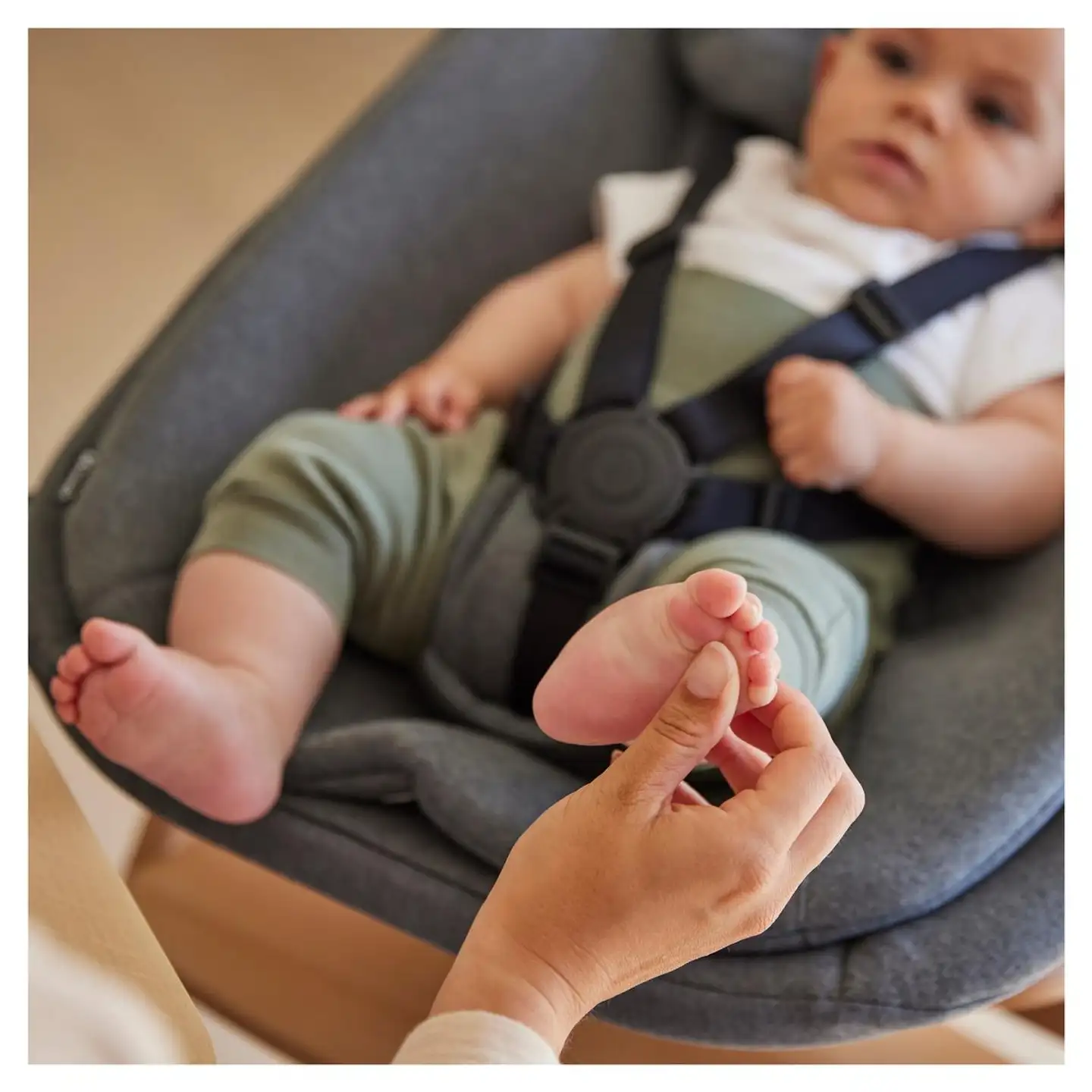 Hauck sitteri Highchair Bouncer tummanharmaa - 31