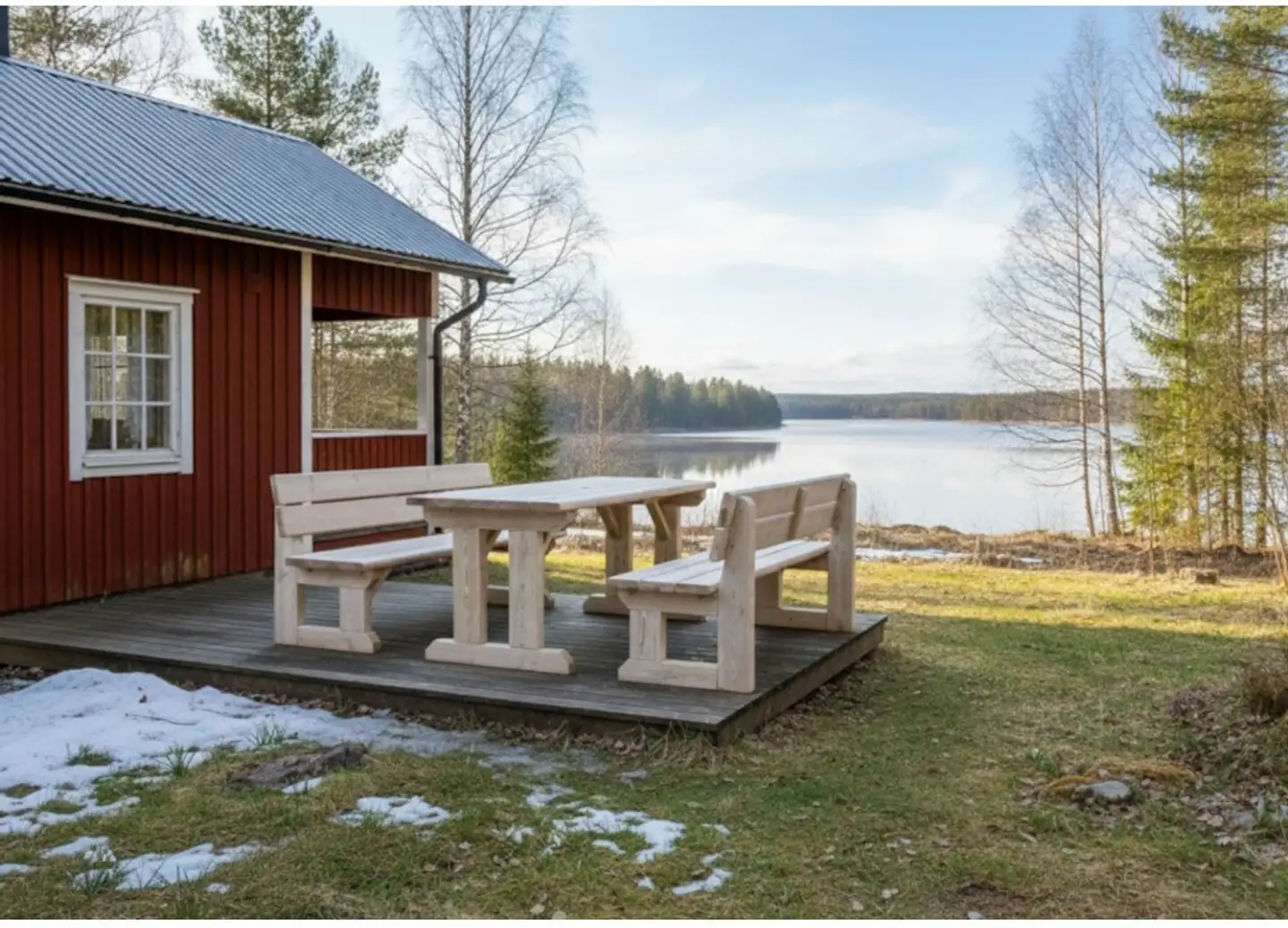 Tammiston Puu Penkki Jämerä selkänojalla 180cm Kivipuu - 2