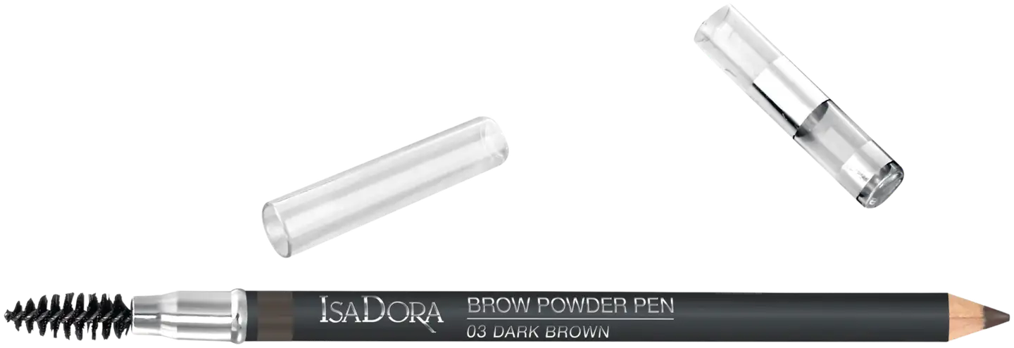 IsaDora Brow Powder Pen kulmakynä 03 Dark Brown 1,1 g - 1