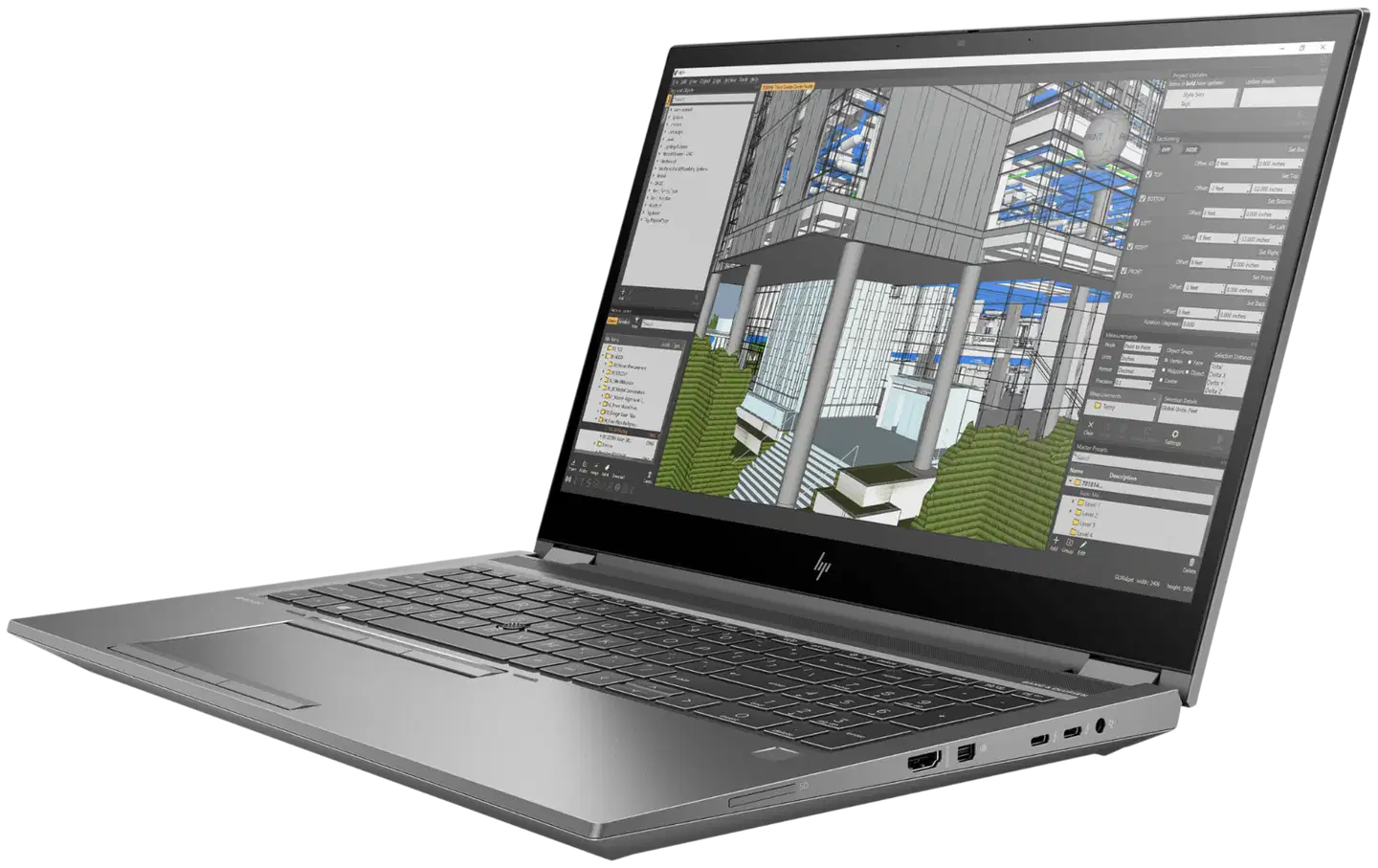 Nuvoo tehdashuollettu kannettava tietokone HP ZBook Fury 15 G8 Intel Core i7-11800H 15" FHD 32GB 512GB SSD RTX A2000 W11P - 3