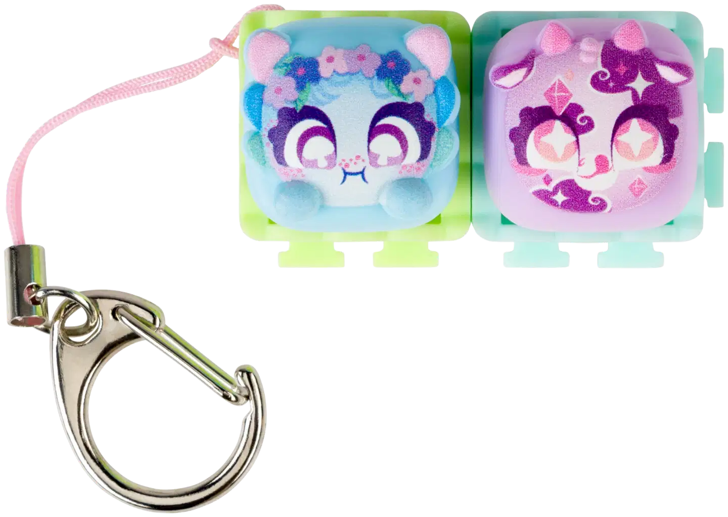 Clickeez napsuteltava fidget-avaimenperä 2 hahmoa, erilaisia - 3