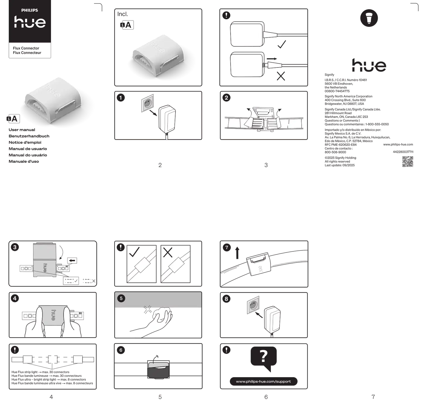 Philips Hue Flux liitin 4 kappaletta - 3