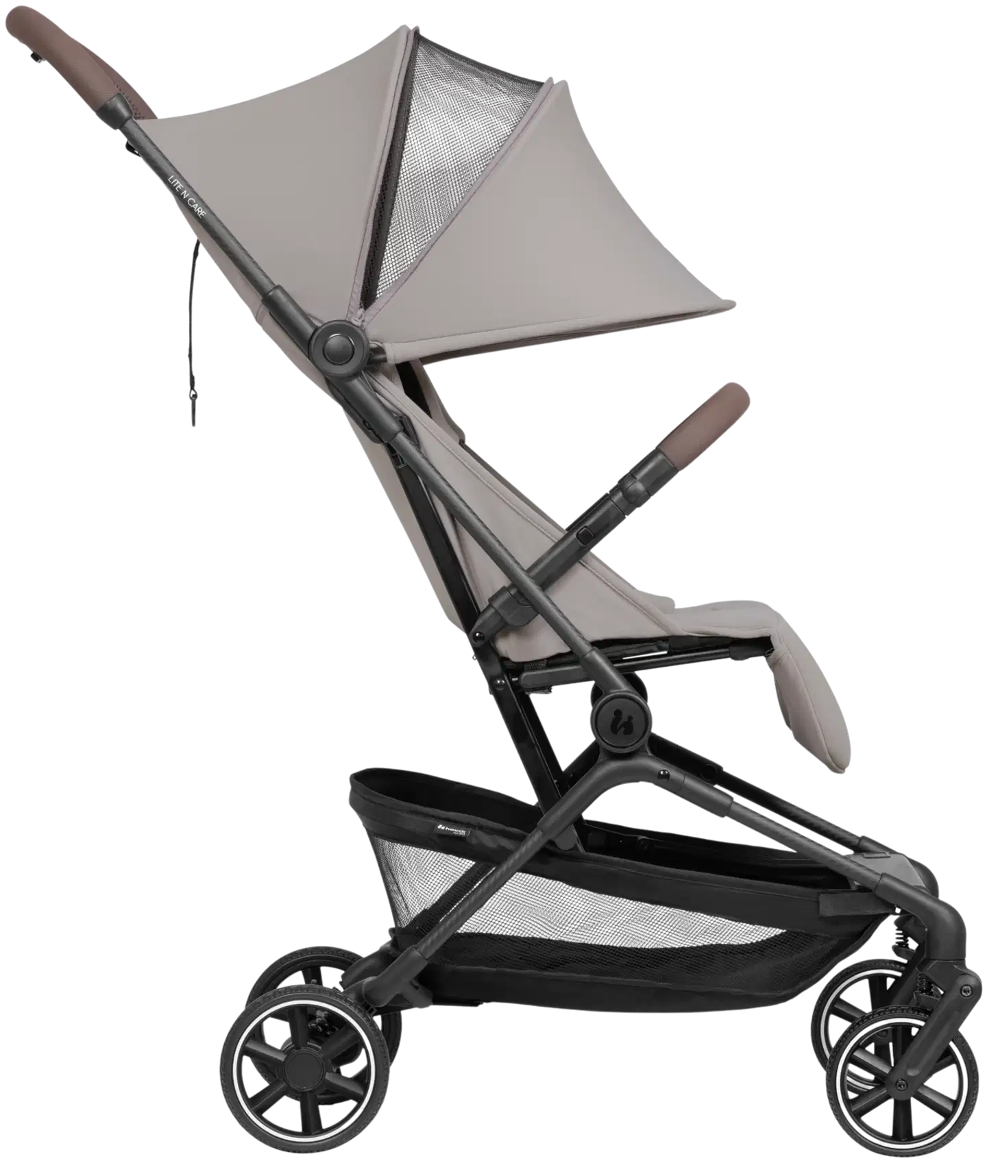 Hauck matkarattaat Lite N Care beige - 3