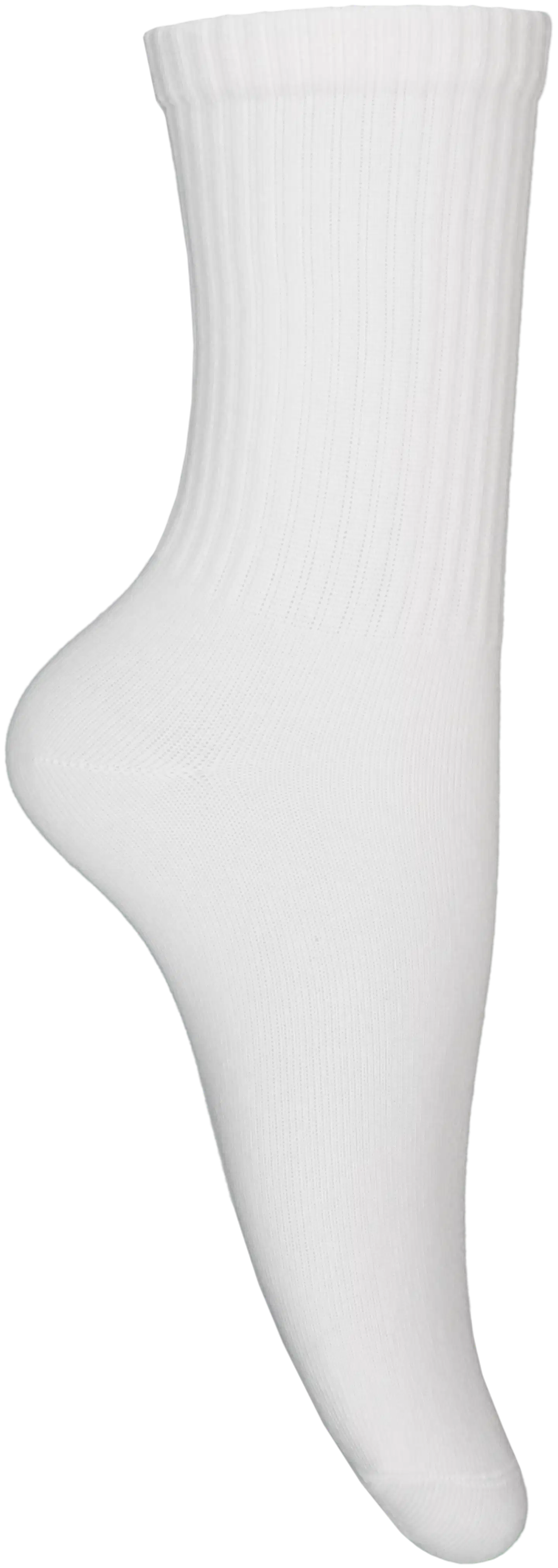 House naisten urheilusukat 214H062309 3-pack - White - 2