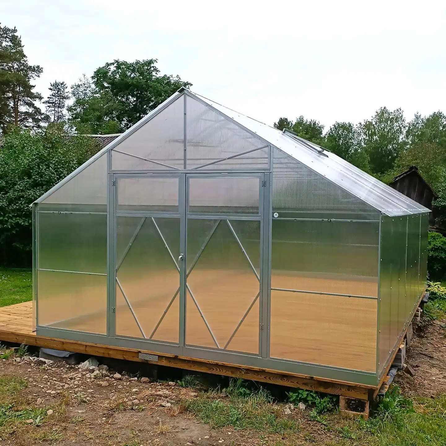 Ecoslider kasvihuone DD 4.0 X 6.24 - 7