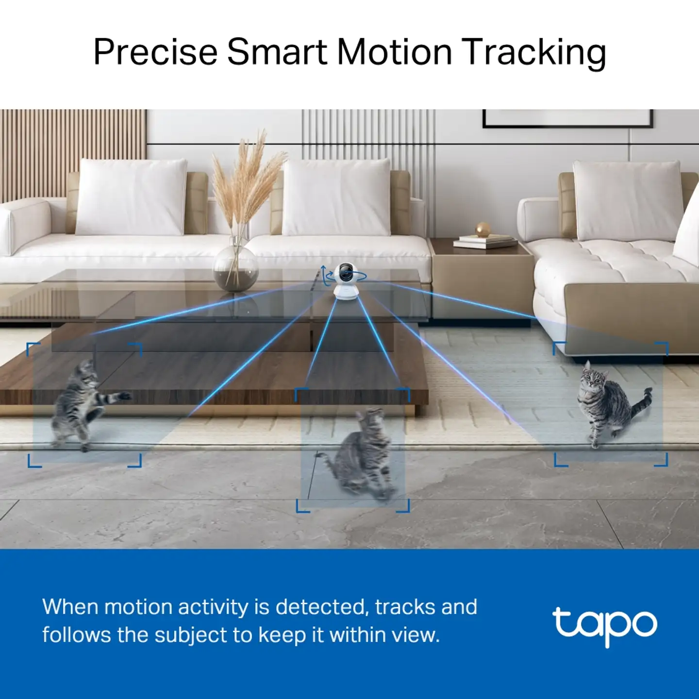 TP-Link Tapo C230 PAN/TILT AI -valvontakamera sisäkäyttöön - 8