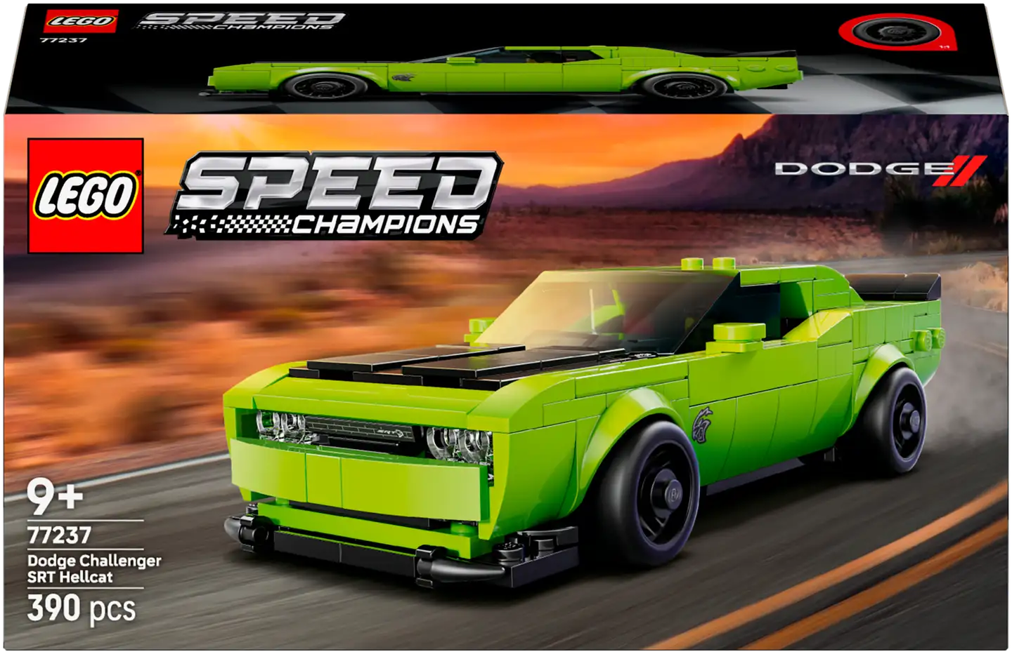 LEGO Speed Champions 77237 Dodge Challenger SRT Hellcat urheiluauto - 2