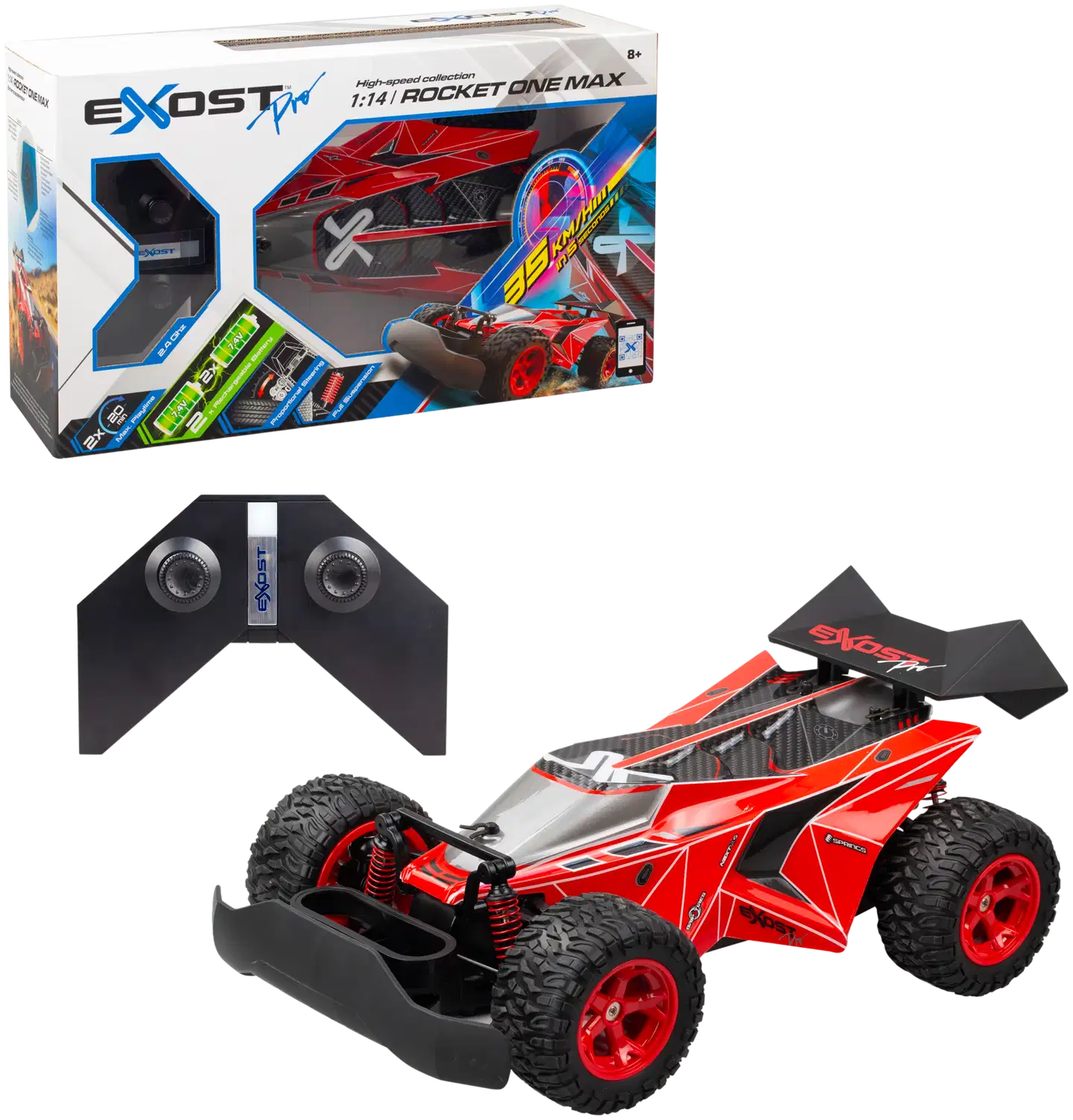 Exost Pro radio-ohjattava auto Rocket One Max - 6