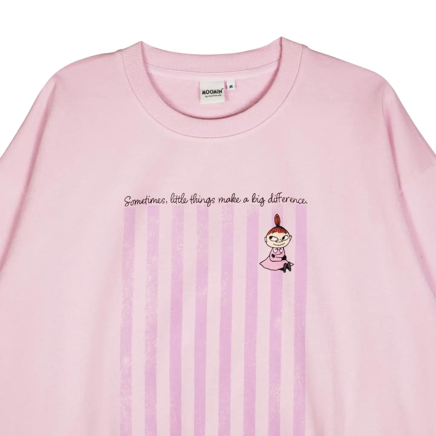 Muumi naisten collegepaita Little things 591144 - Roosa - 2