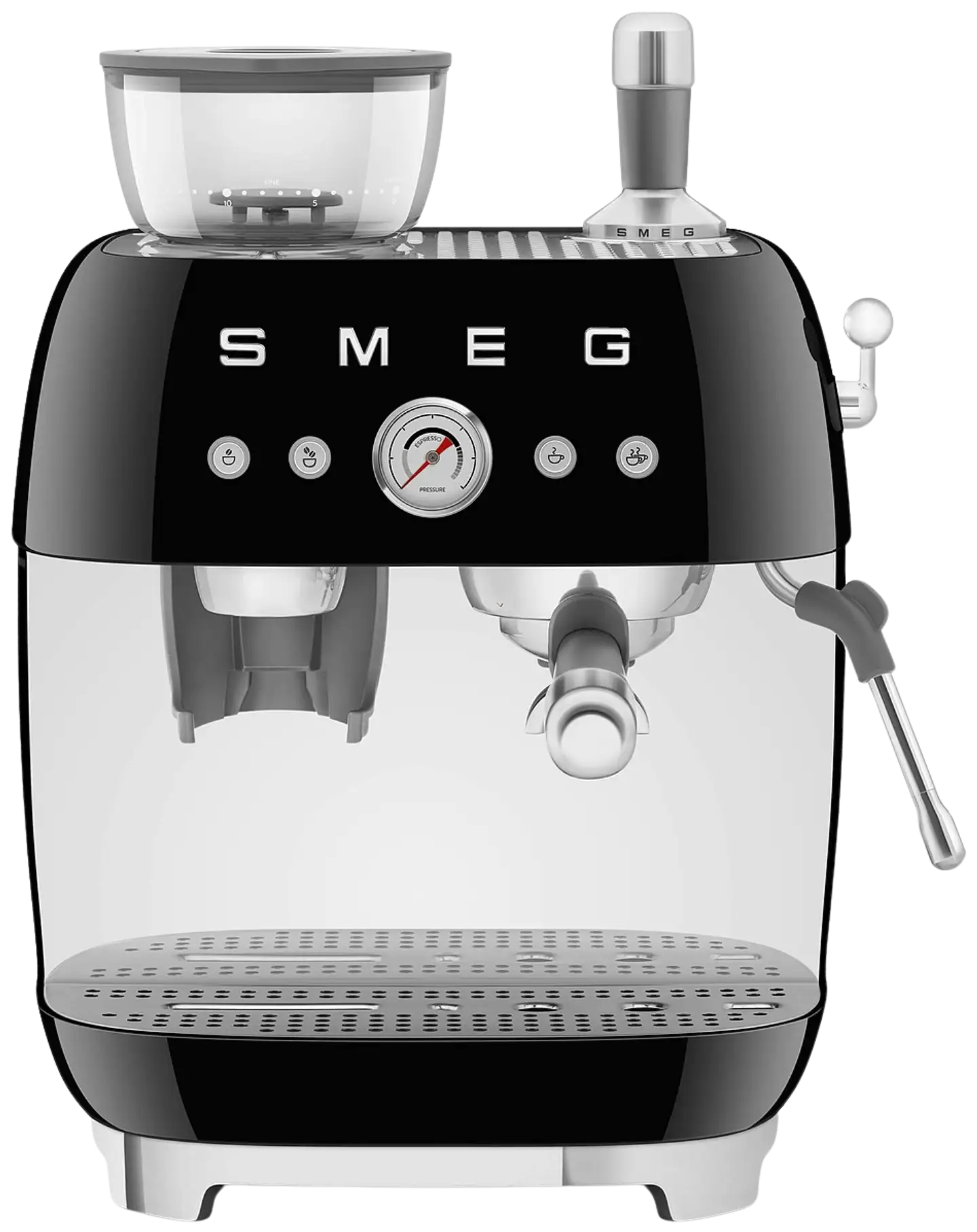 Smeg espressokeitin myllyllä musta EGF03BLEU - 4