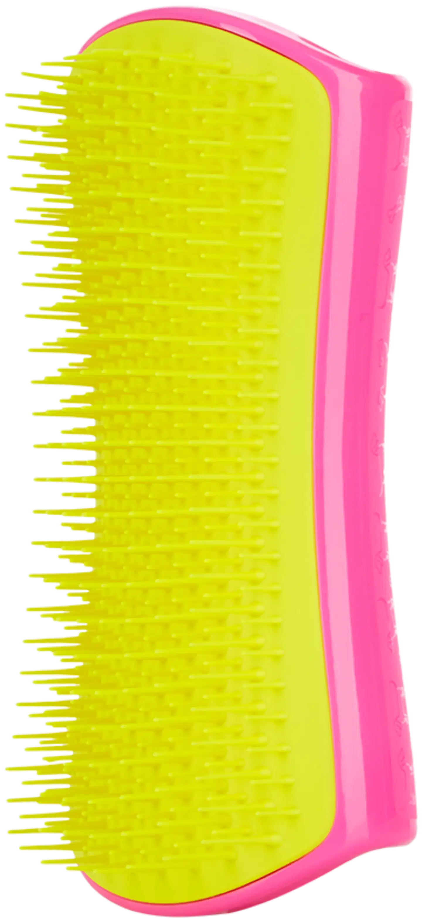 Pet Teezer Detangling & Dog Grooming Brush Pink & Yellow - 1