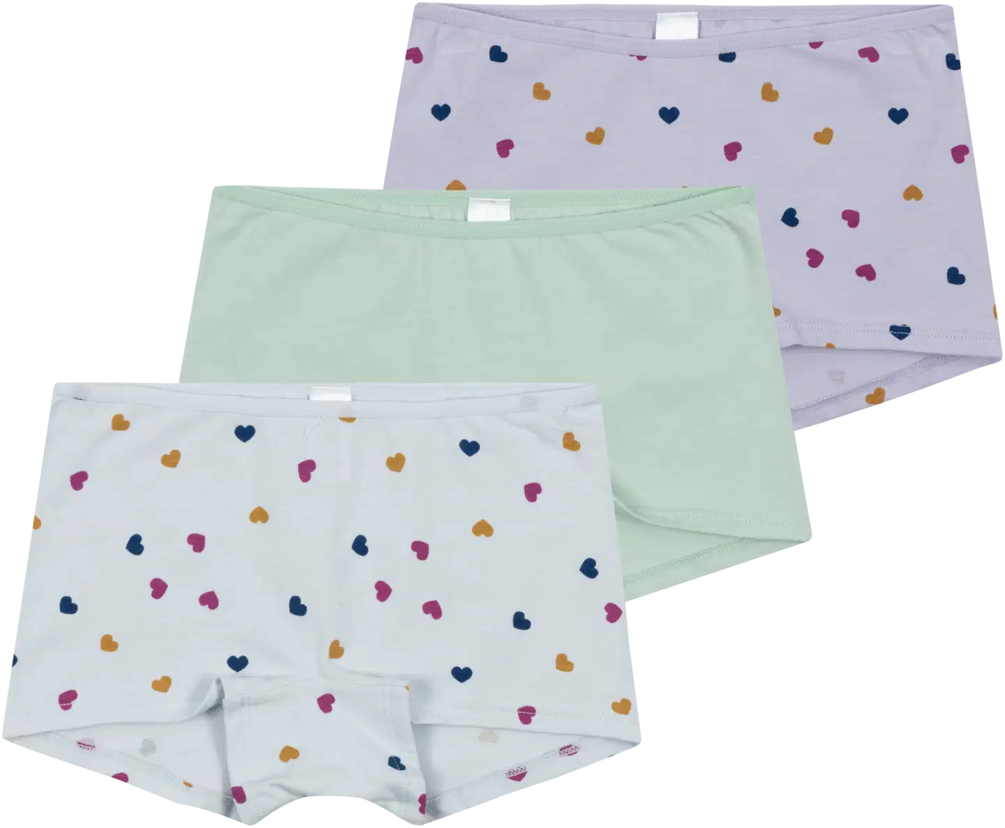 House lasten bokserialushousut tyttöjen malli Sydän 230H263211 3-pack - MULTICOLOR - 1