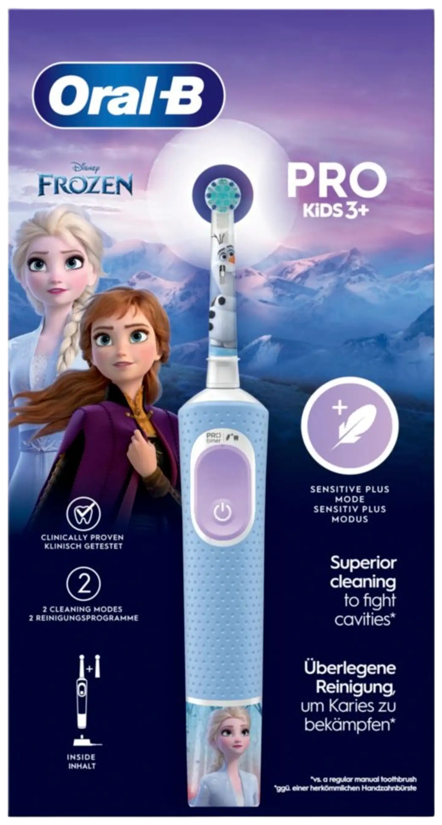 Oral-B Sähköhammasharja Vitality Pro Kids Frozen Braun-tekniikalla - 2