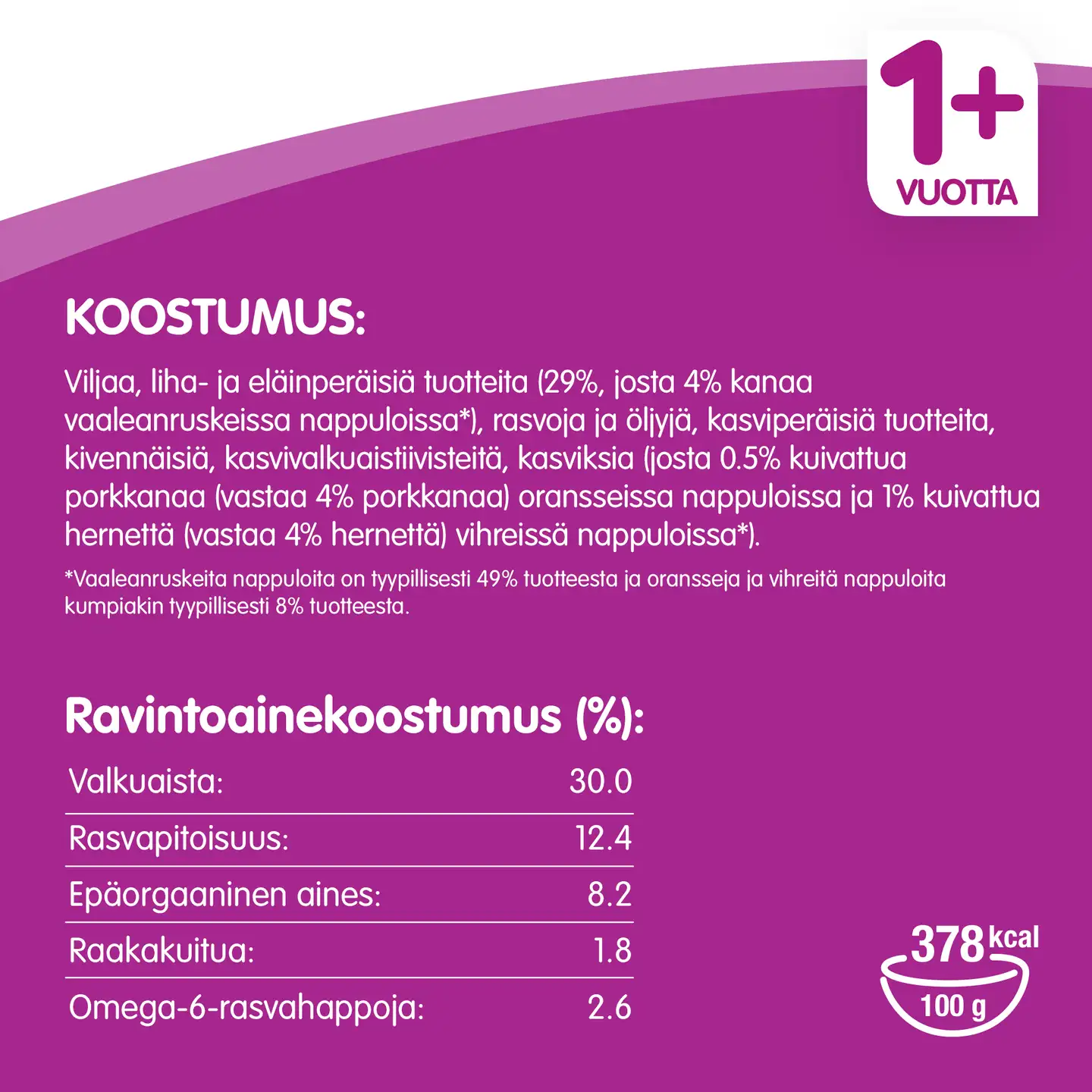 Whiskas 1+ Kanaa 800g - 3