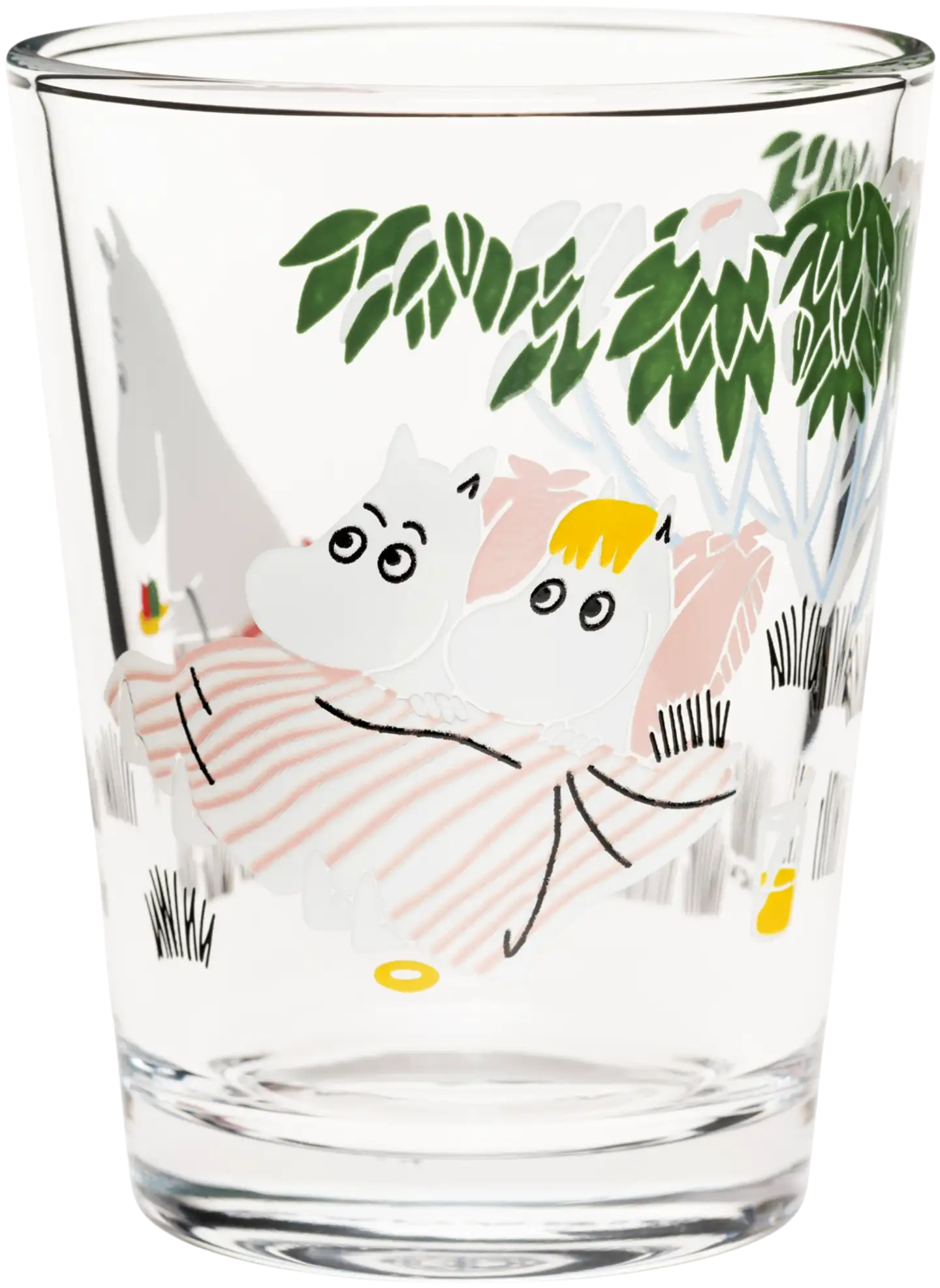 Moomin Arabia Finland Muumi juomalasi 22cl Loikoilua - 1