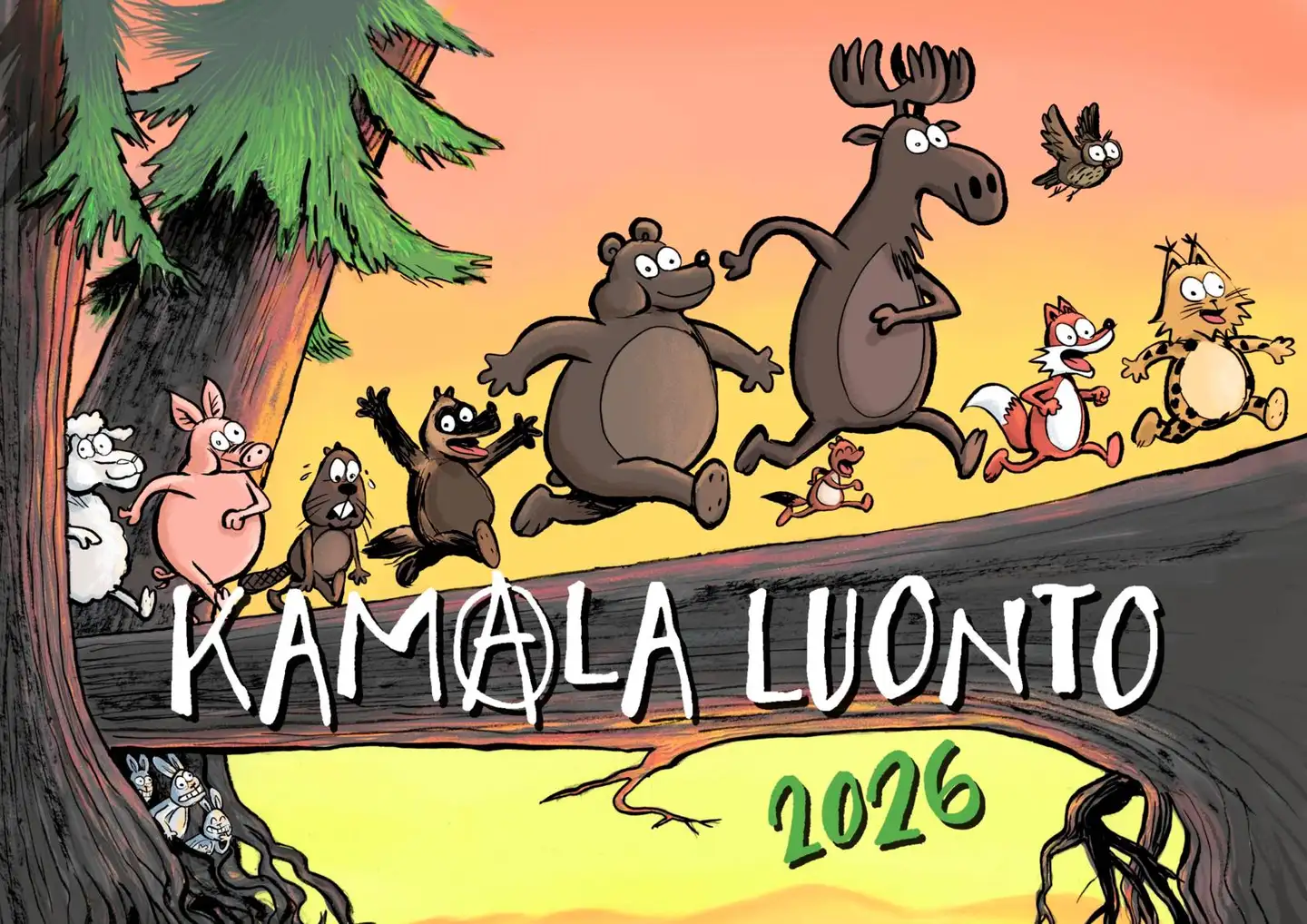 Like Kamala luonto seinäkalenteri 2026