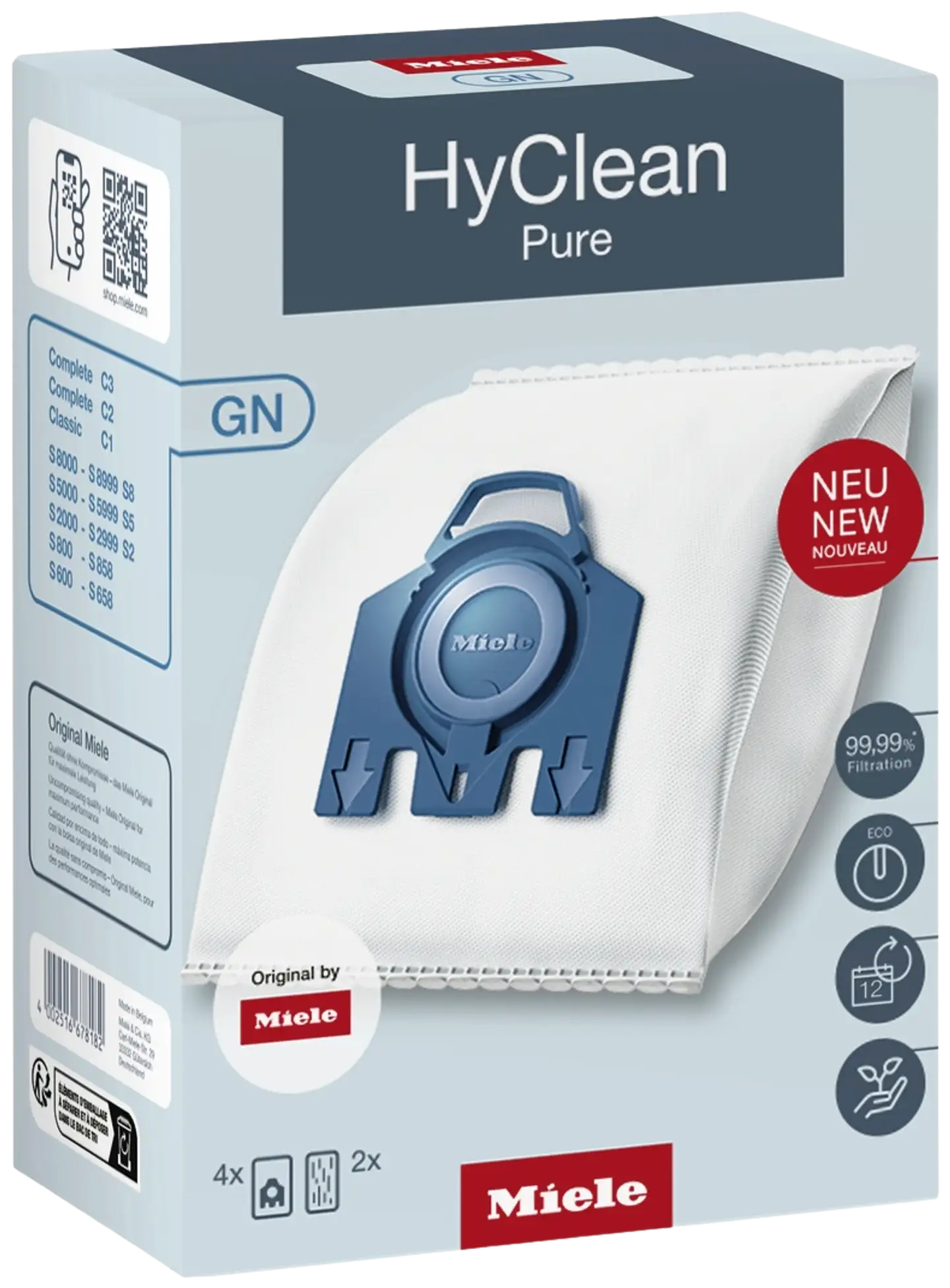 Miele GN HyClean pure pölypussi