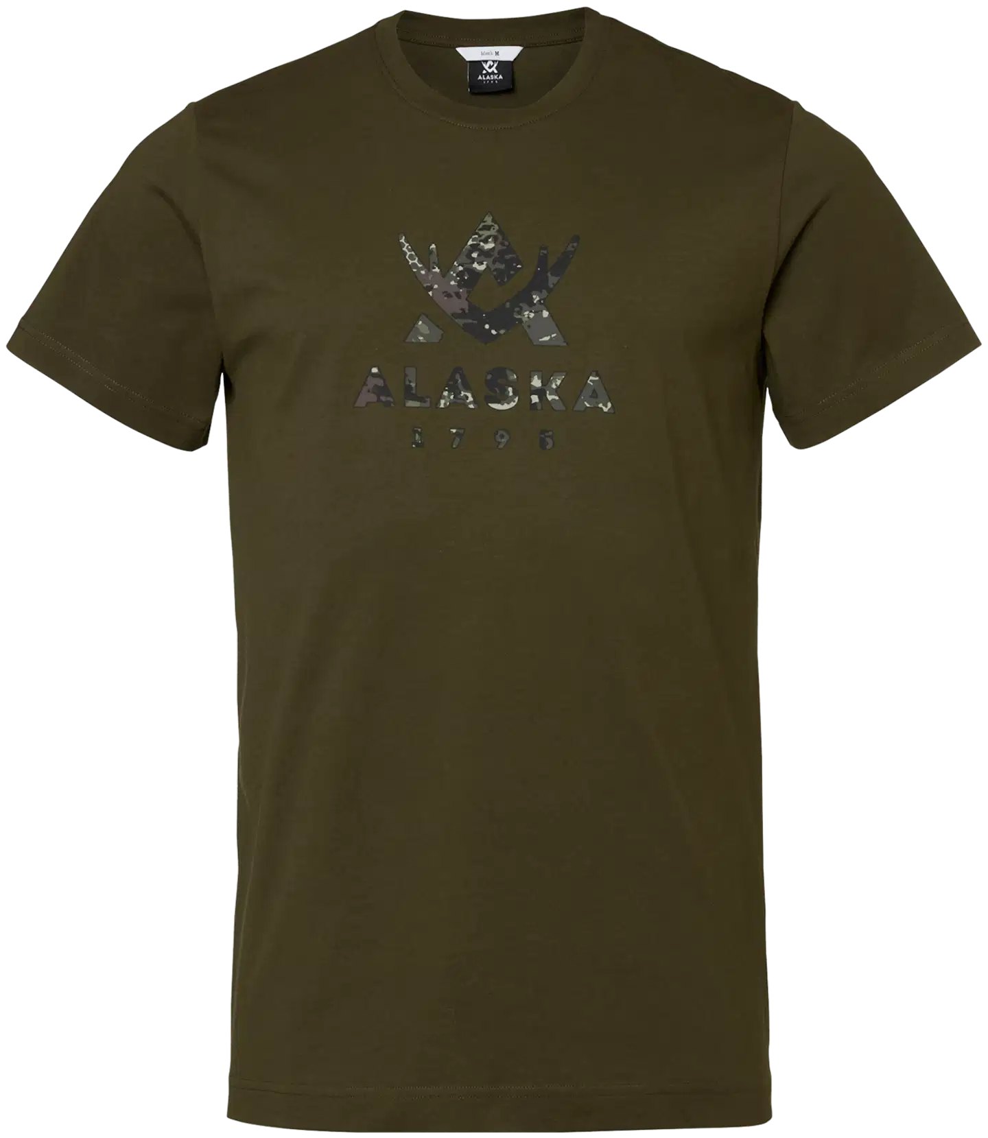 Alaska camo logo miesten t-paita, night green - night green - 1